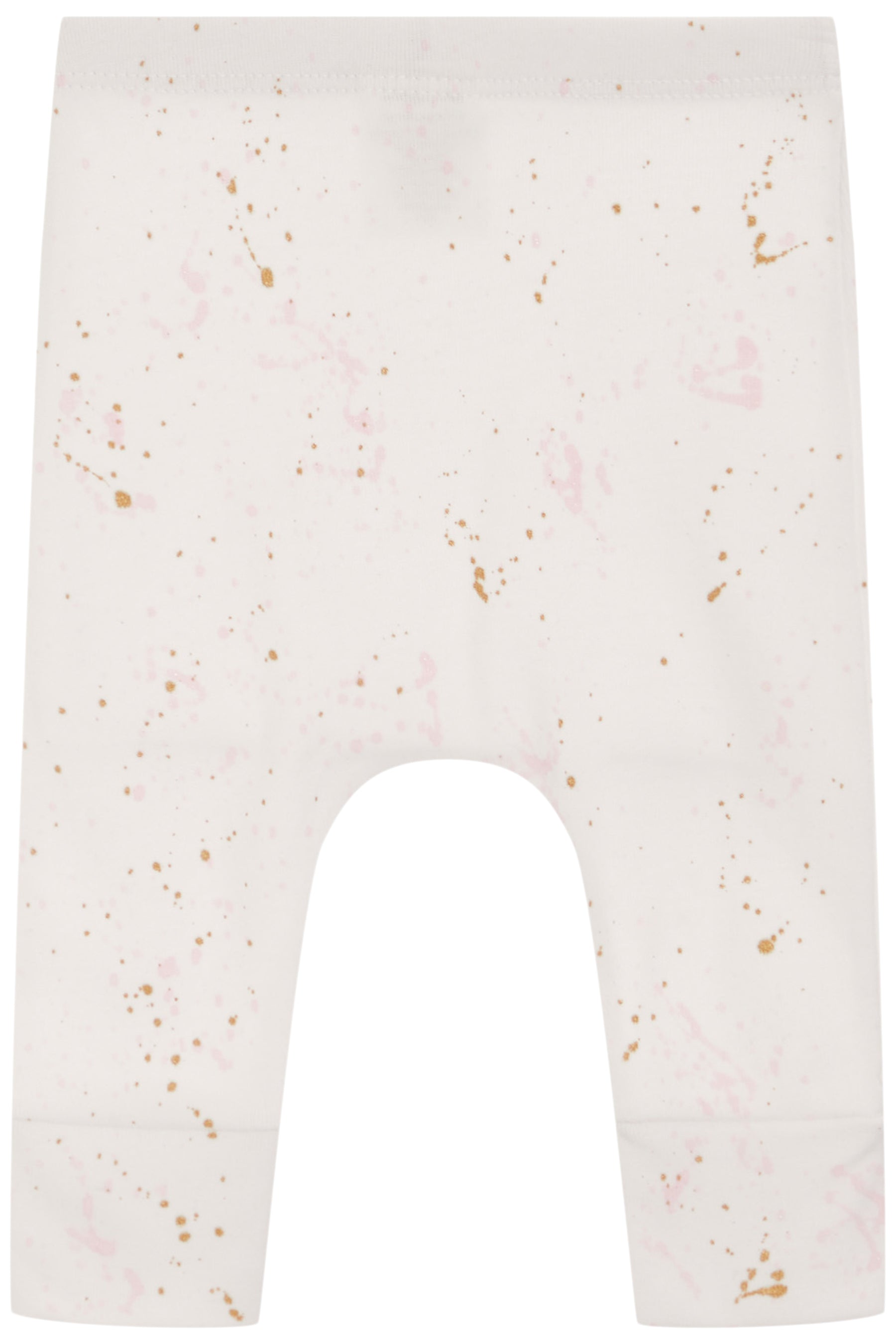 2 pc Harem Set- Pink/Gold Splatter