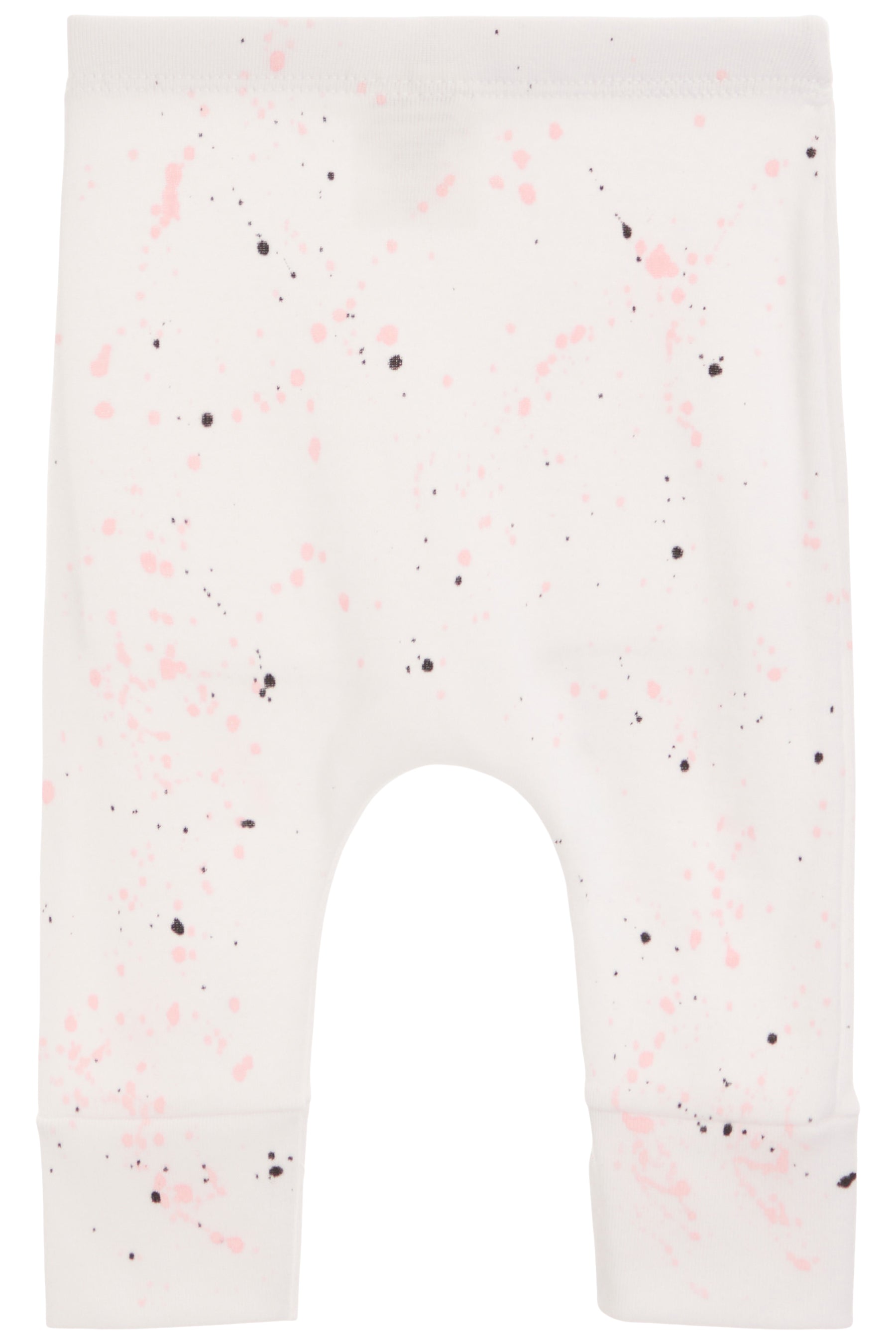 2 pc Harem Set- Pink/Black Splatter