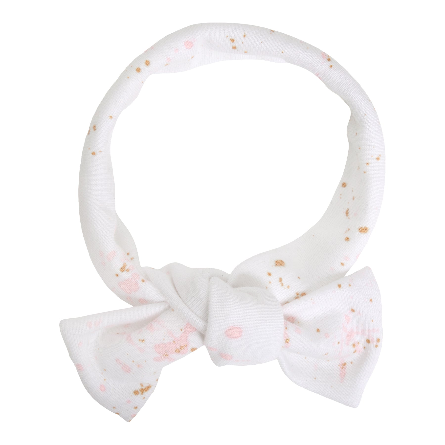 Pink/Gold Splatter Headband