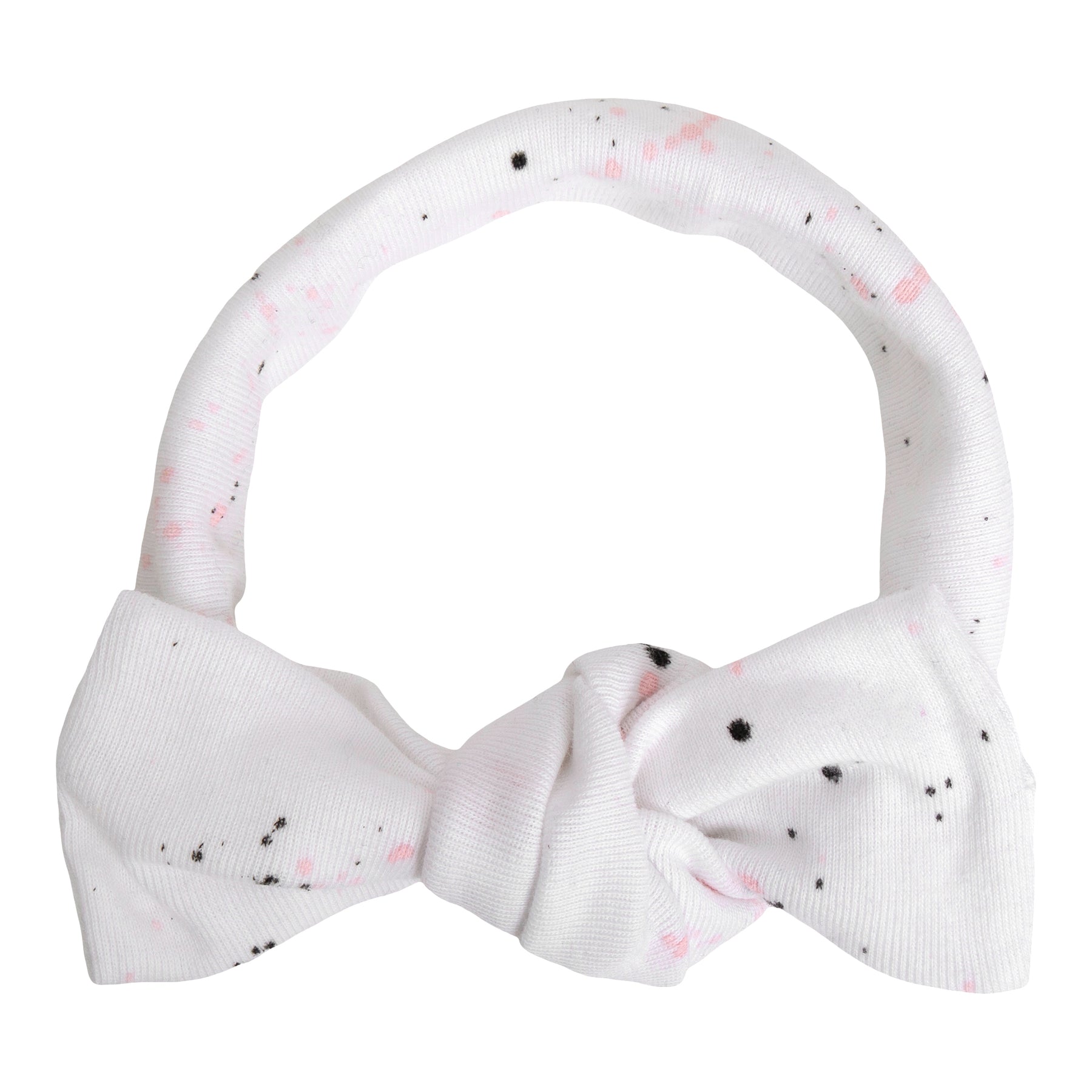 Pink/Black Splatter Headband