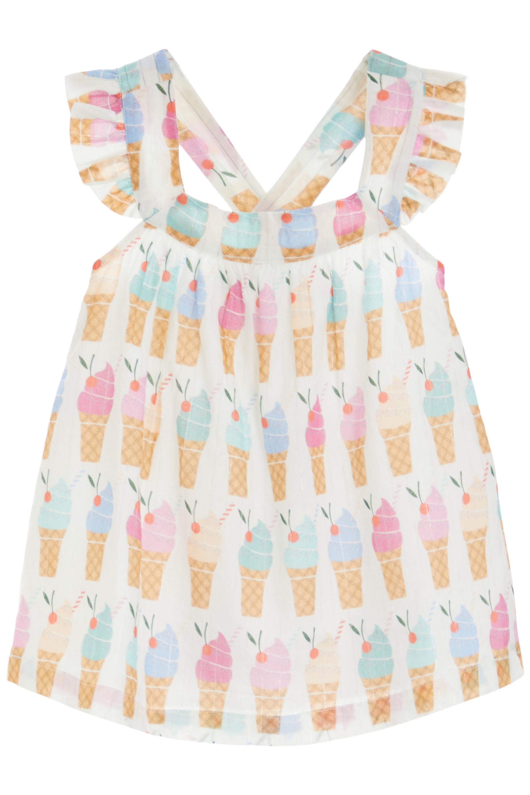 Ice Cream Baby Destination Dress & Bloomer