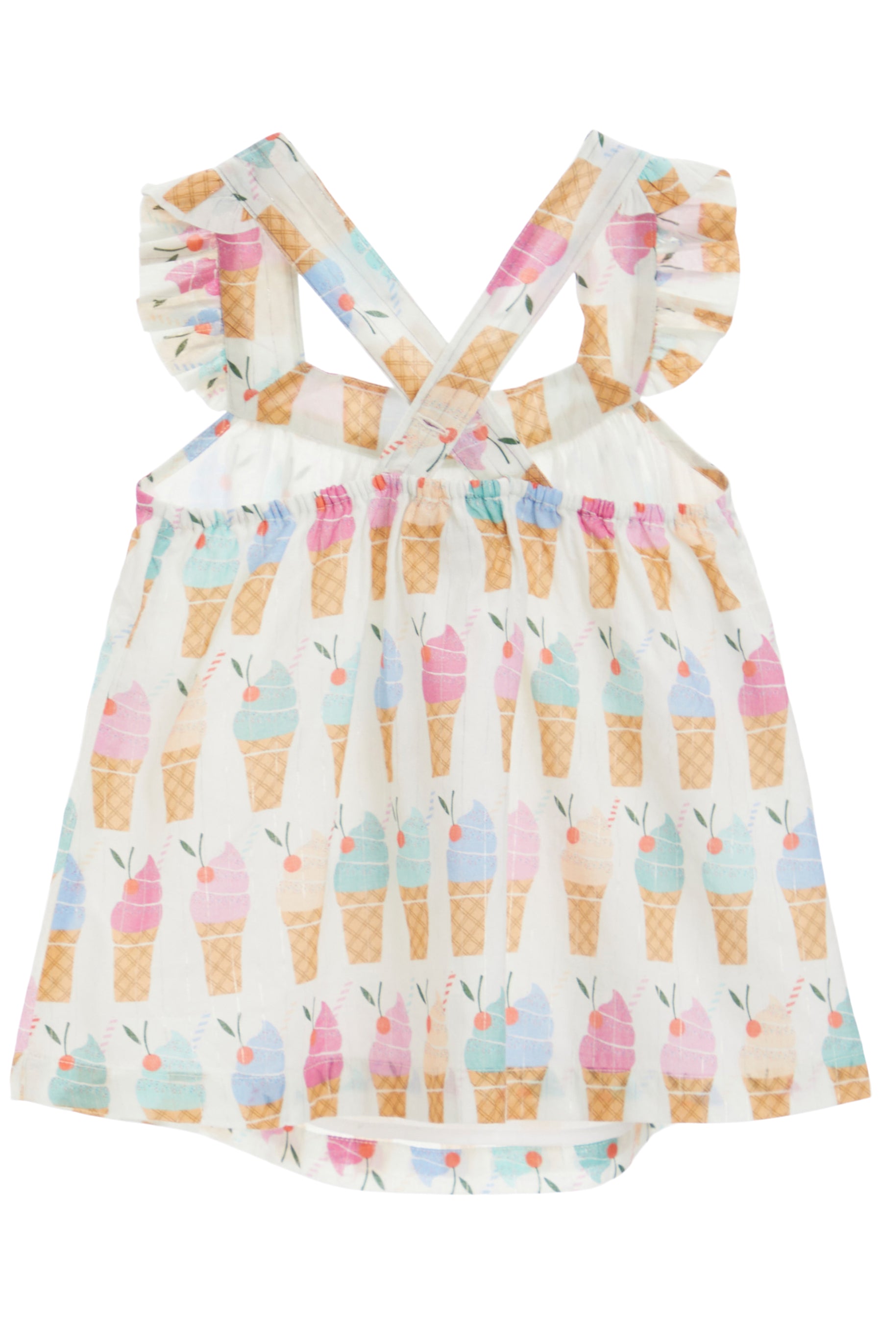 Ice Cream Baby Destination Dress & Bloomer