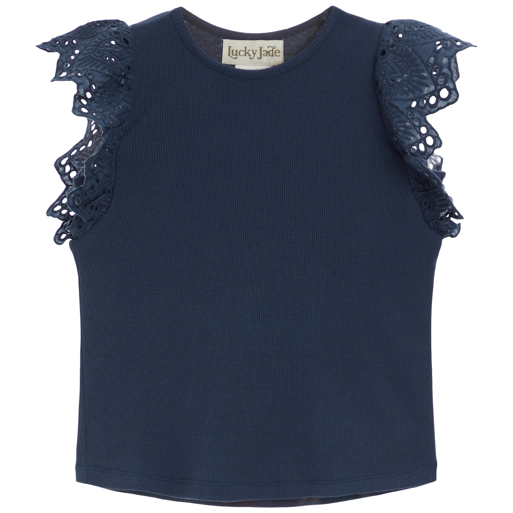 Navy Rib Tee