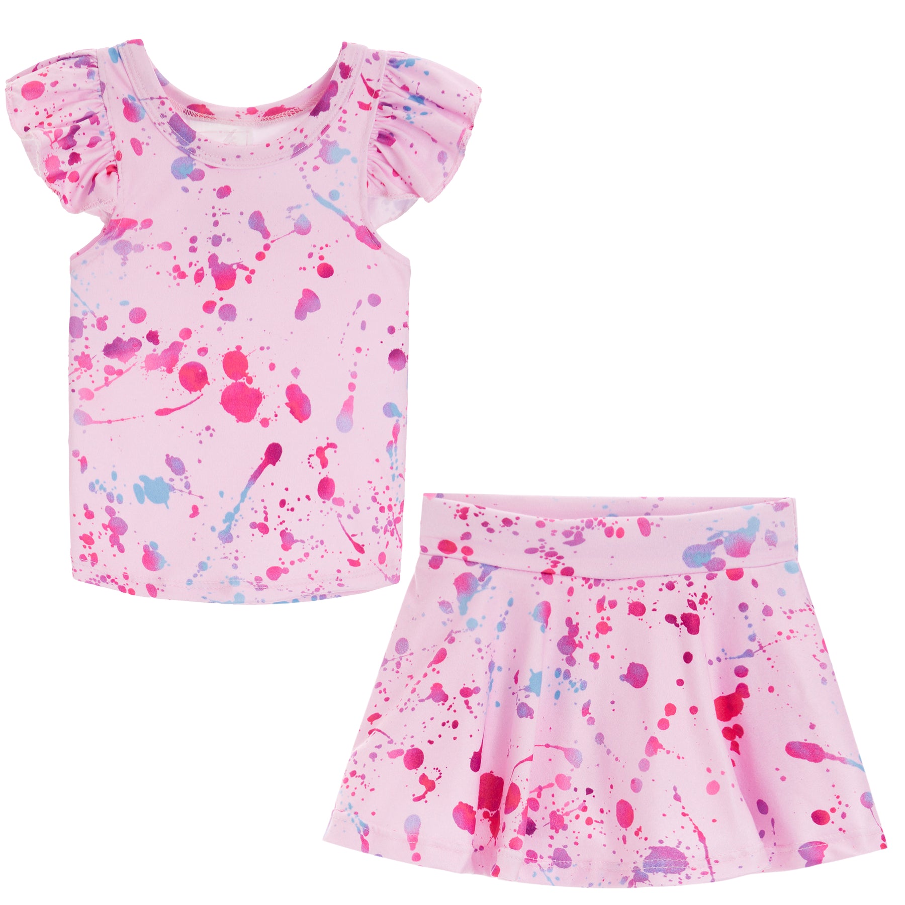 Splatter Skirted Diaper Set