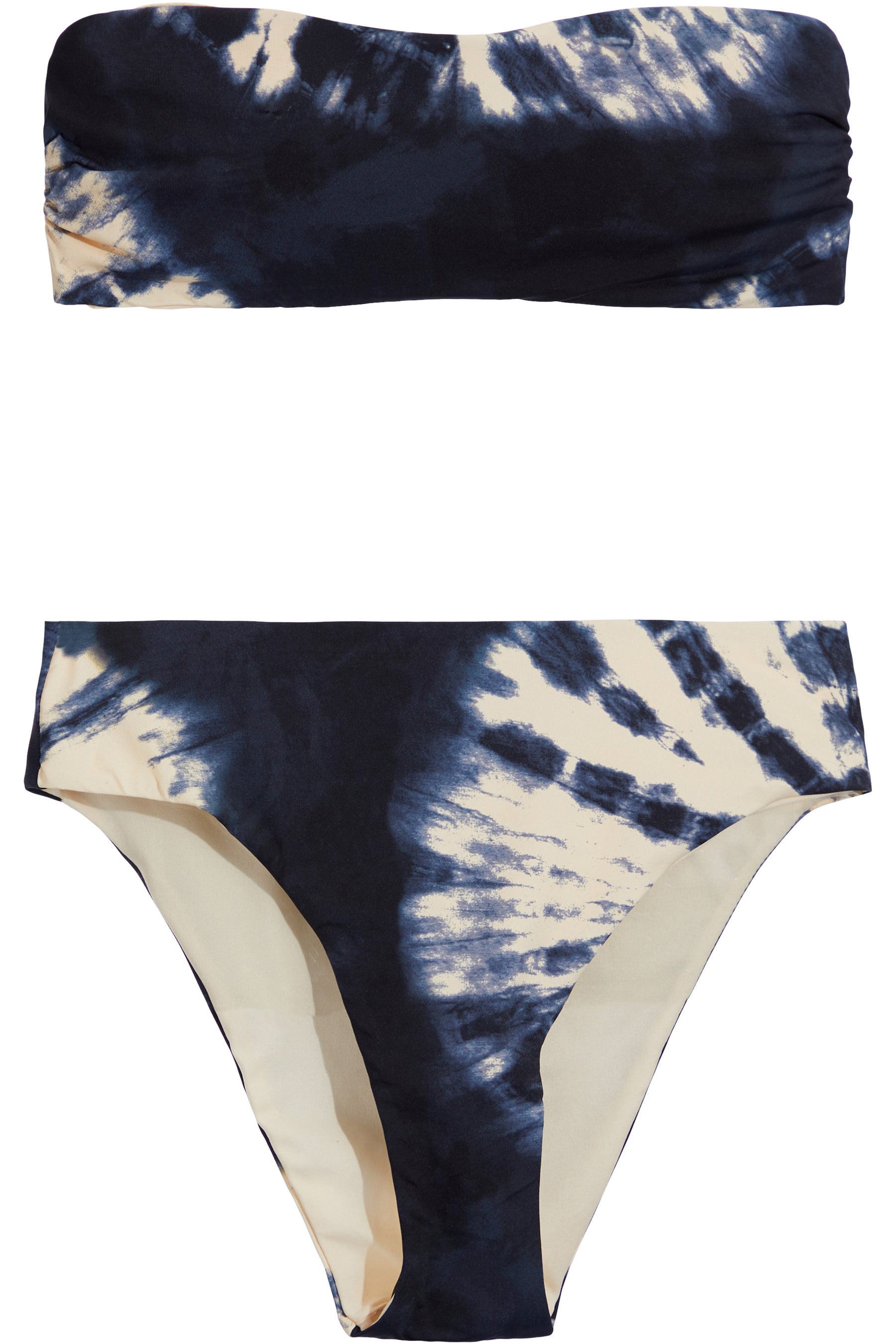 Tie Dye Bandeau Bikini Set