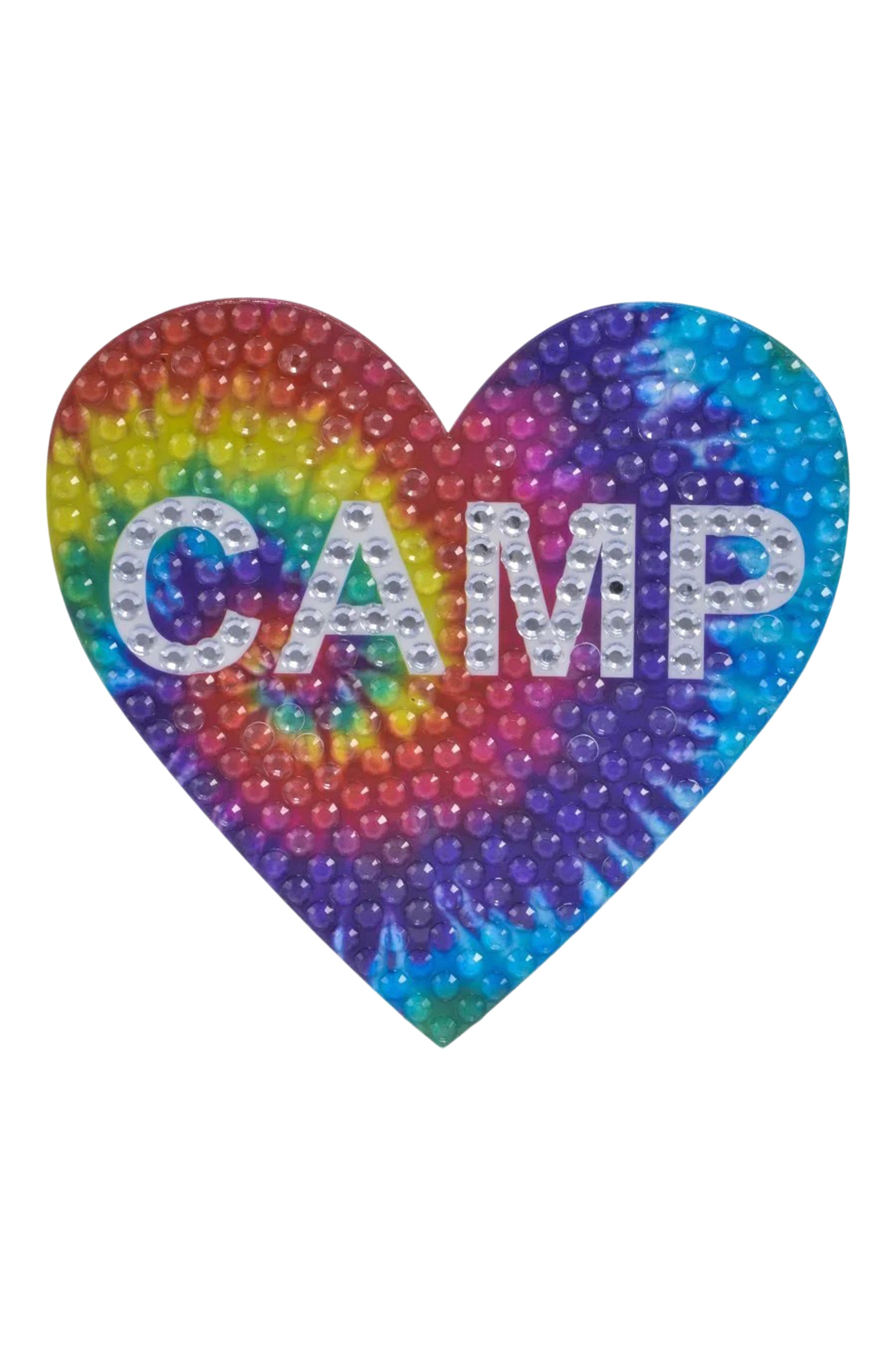 Tie Dye 5" Camp Heart