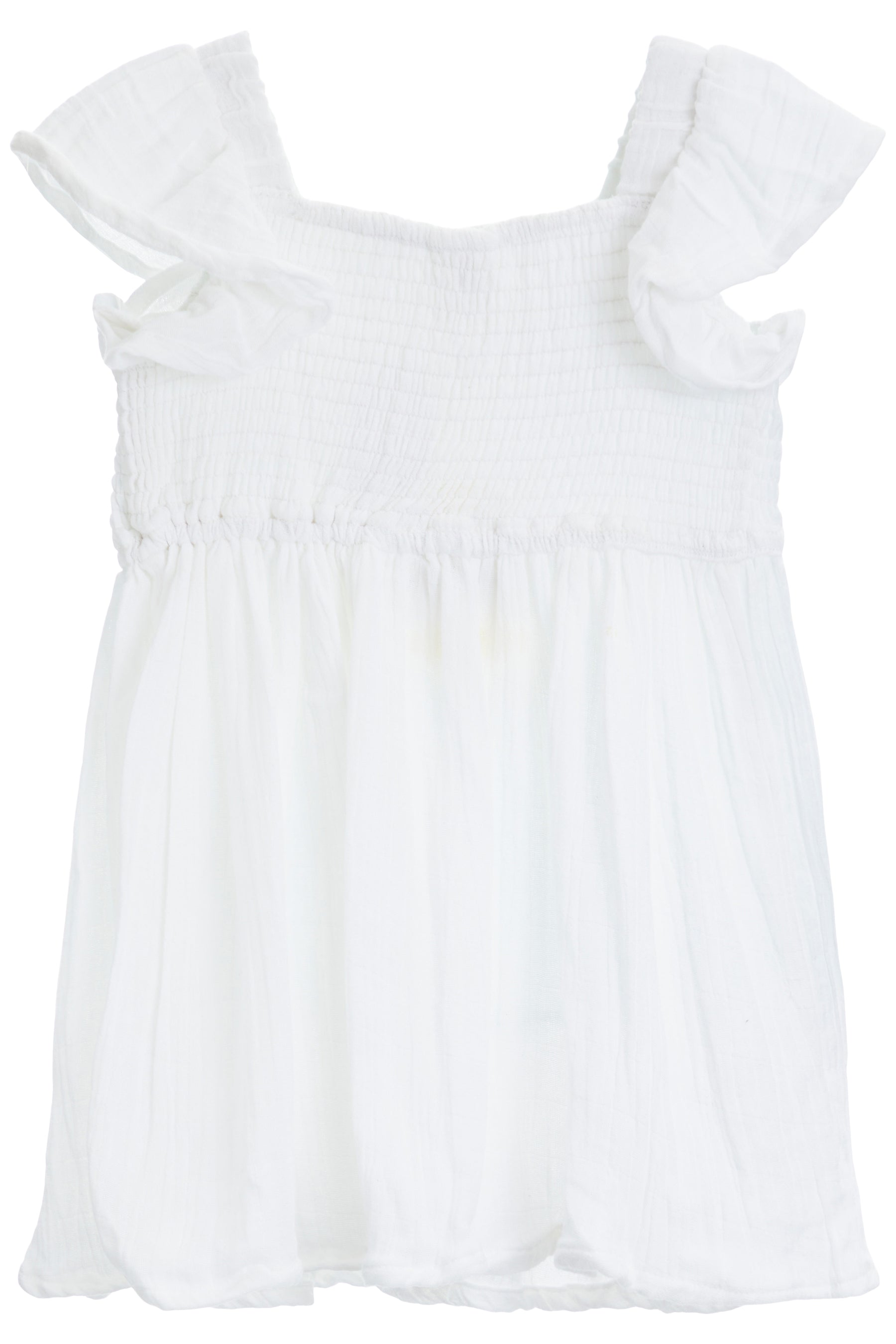 Smocked Gauze Dress