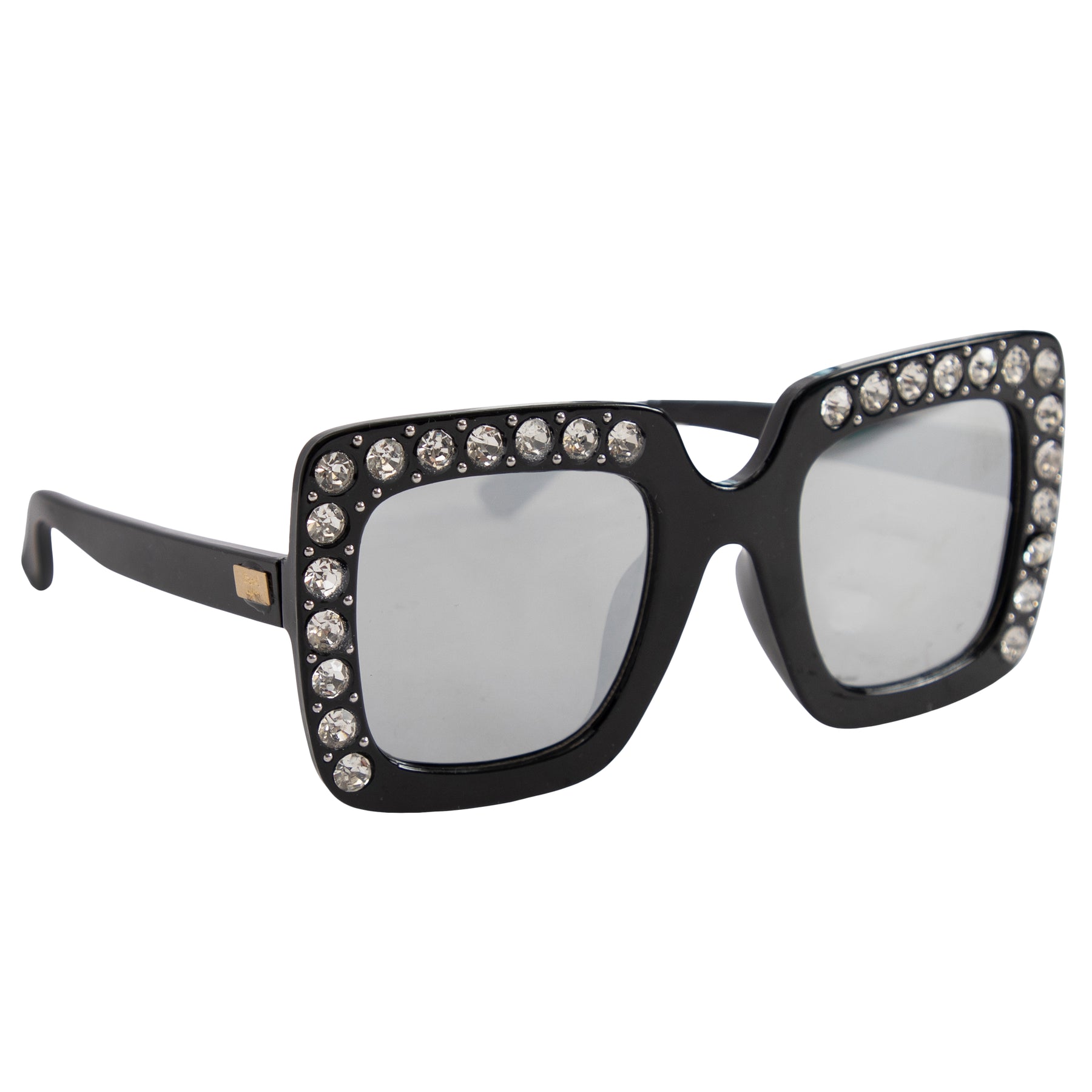 Crystallized Square Sunglasses