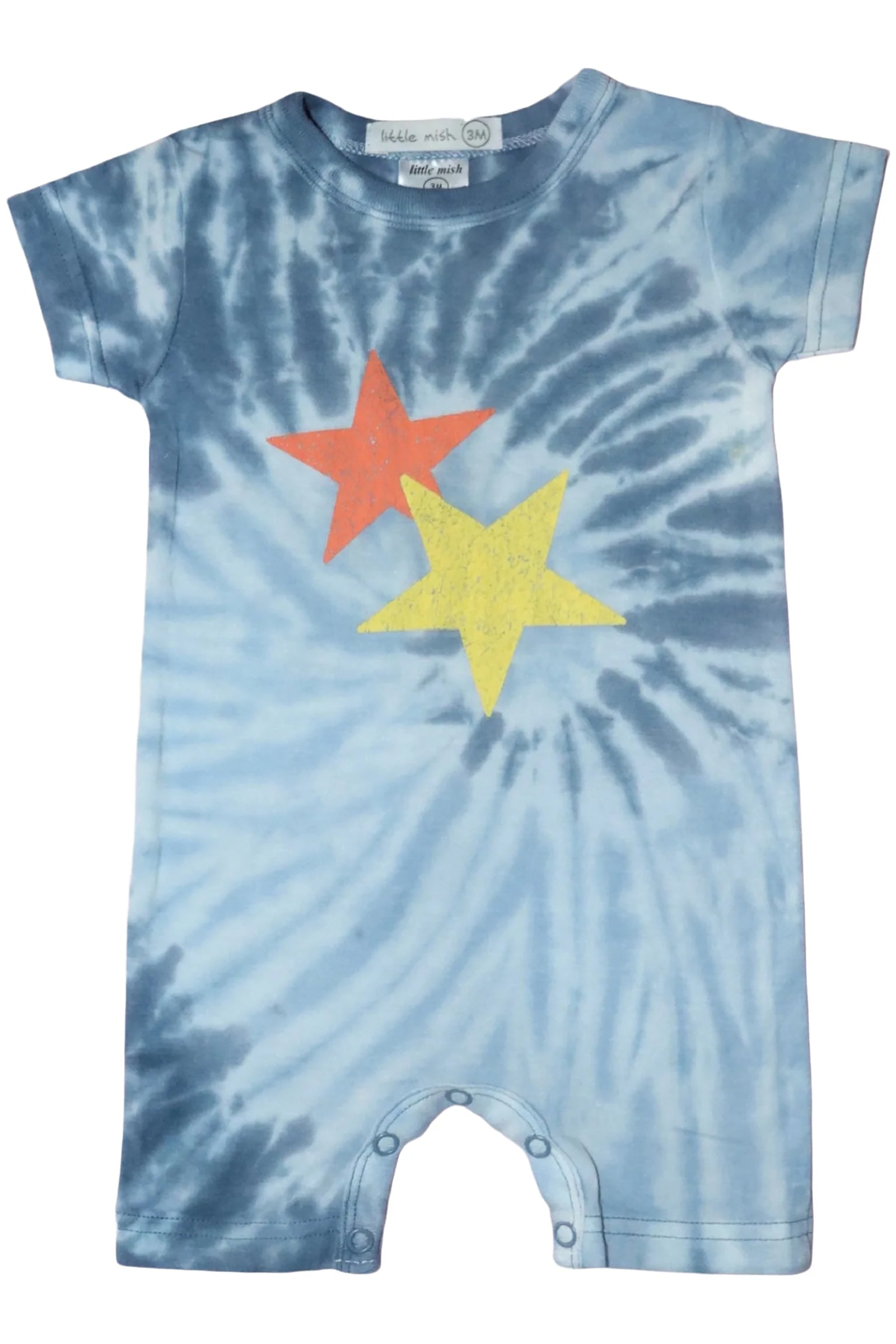 Shortall- Denim Tie Dye
