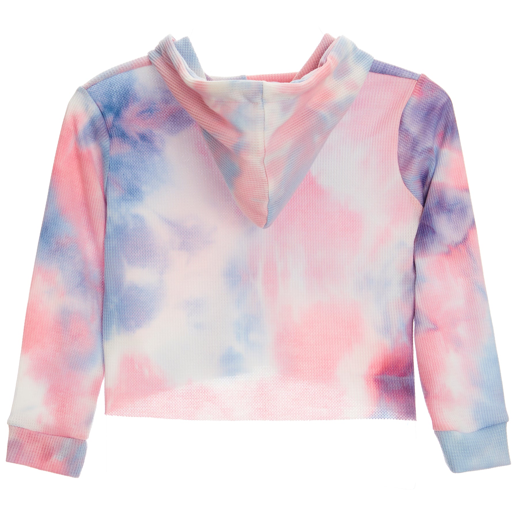 Pink/Blue Tie Dye Thermal Hoody