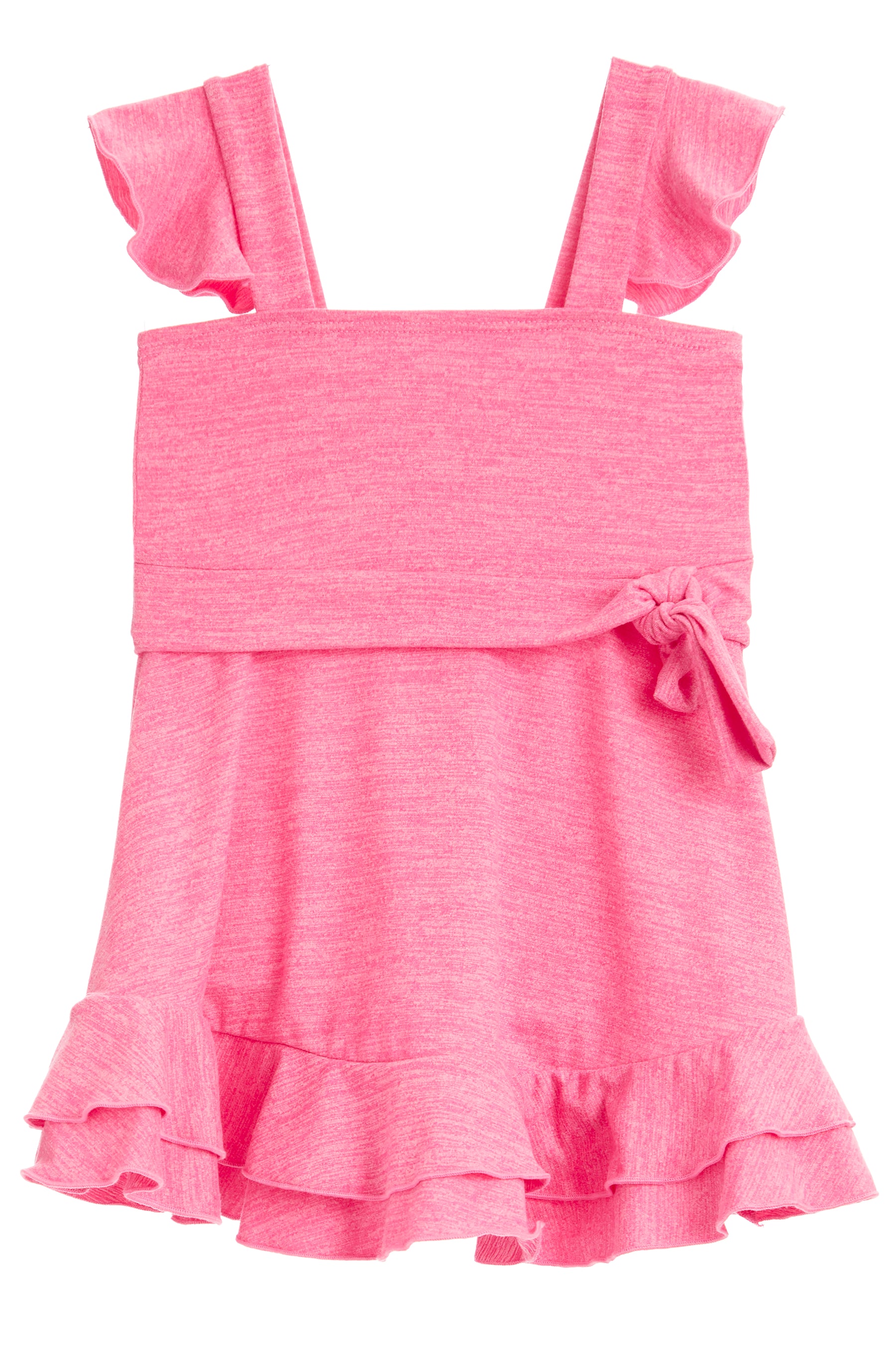 Heathered 2 Tone Bow Dress