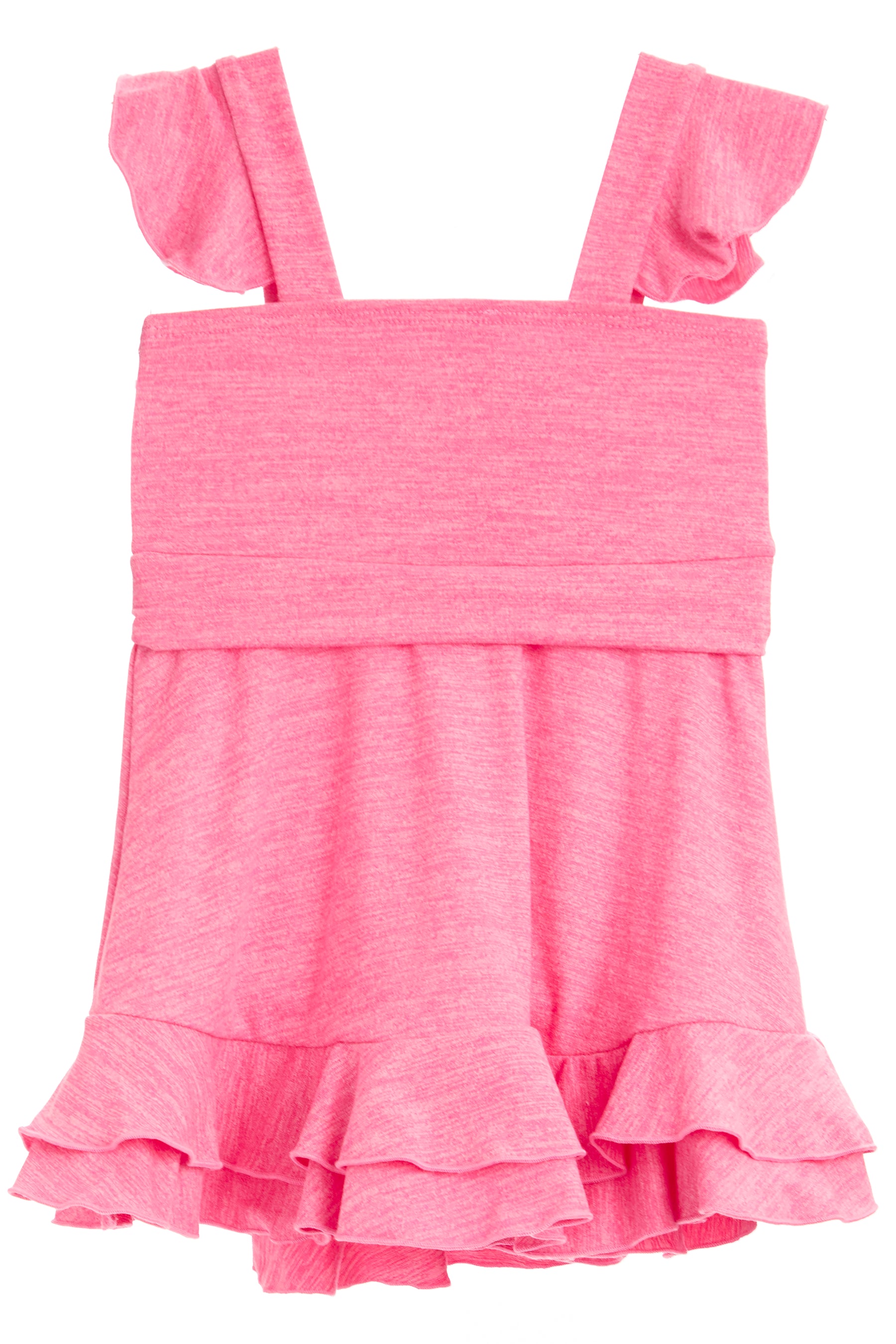 Heathered 2 Tone Bow Dress