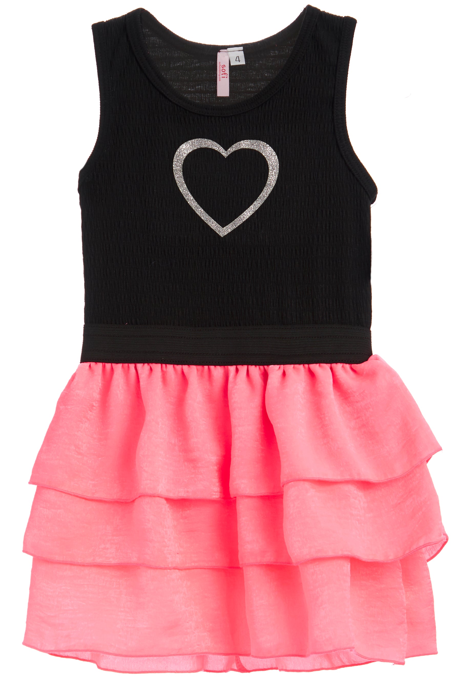 Tank Satin Ruffle Dress