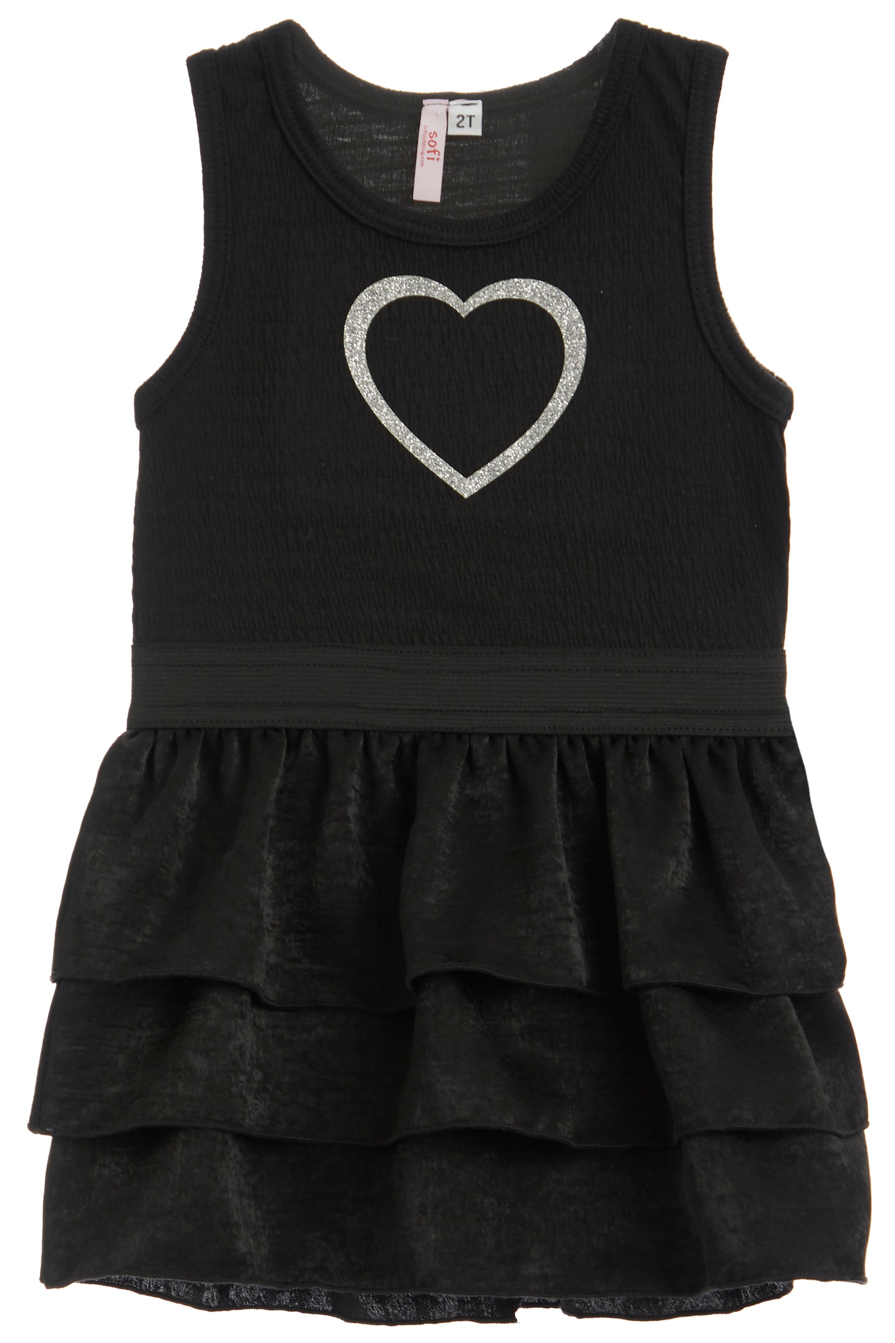 Tank Satin Ruffle Dress