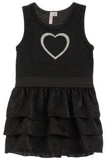 Tank Satin Ruffle Dress