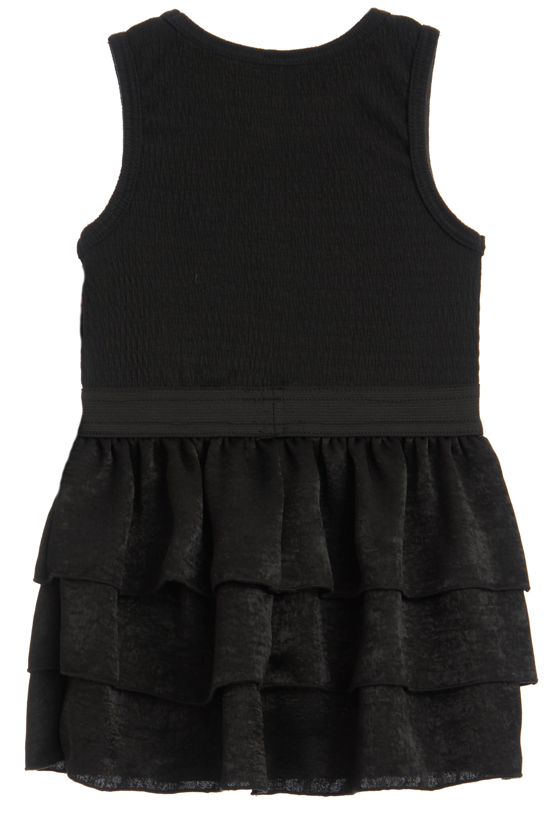 Tank Satin Ruffle Dress