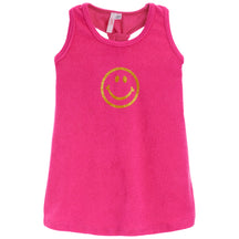 Racerback Tank Dress w/Smiley