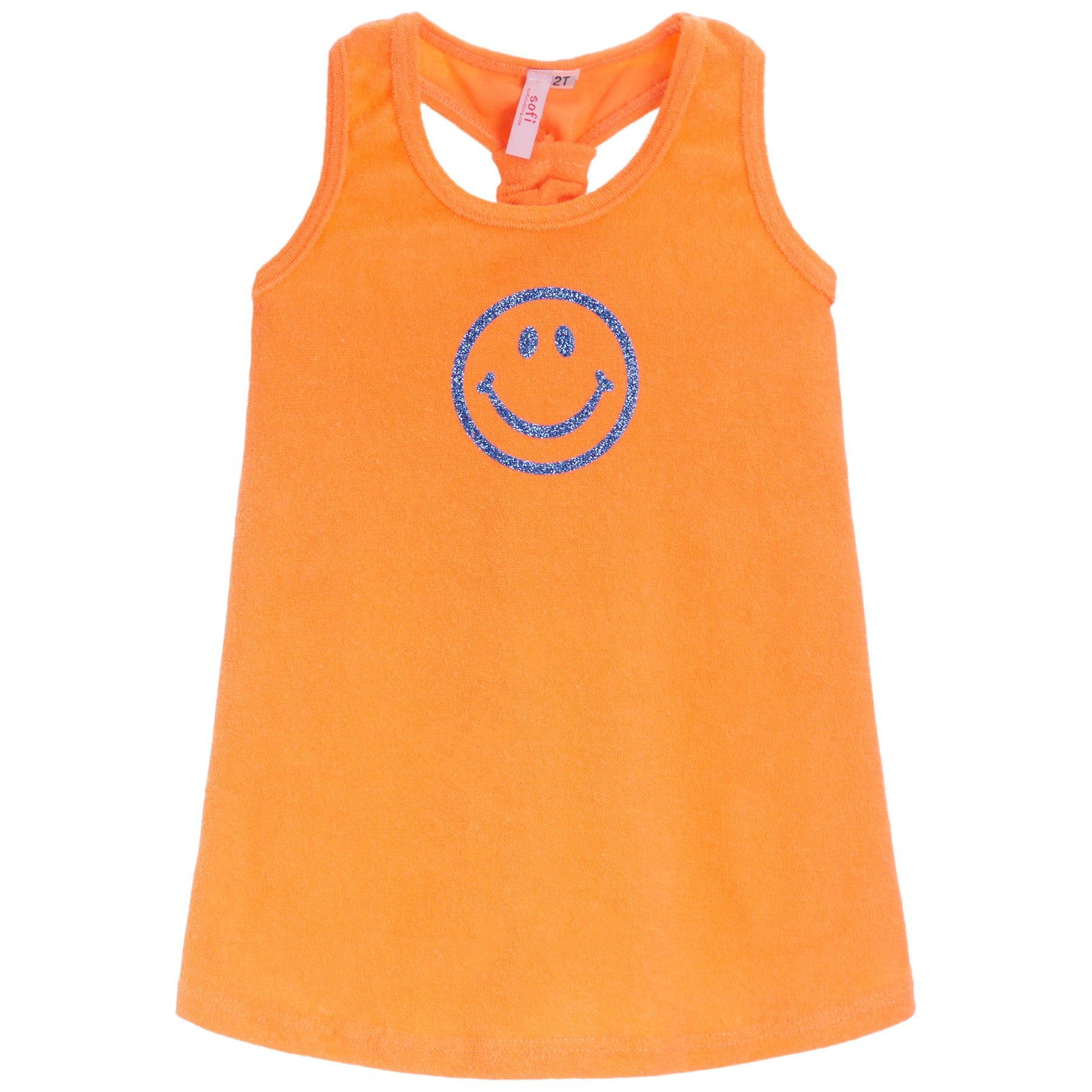 Racerback Tank Dress w/Smiley