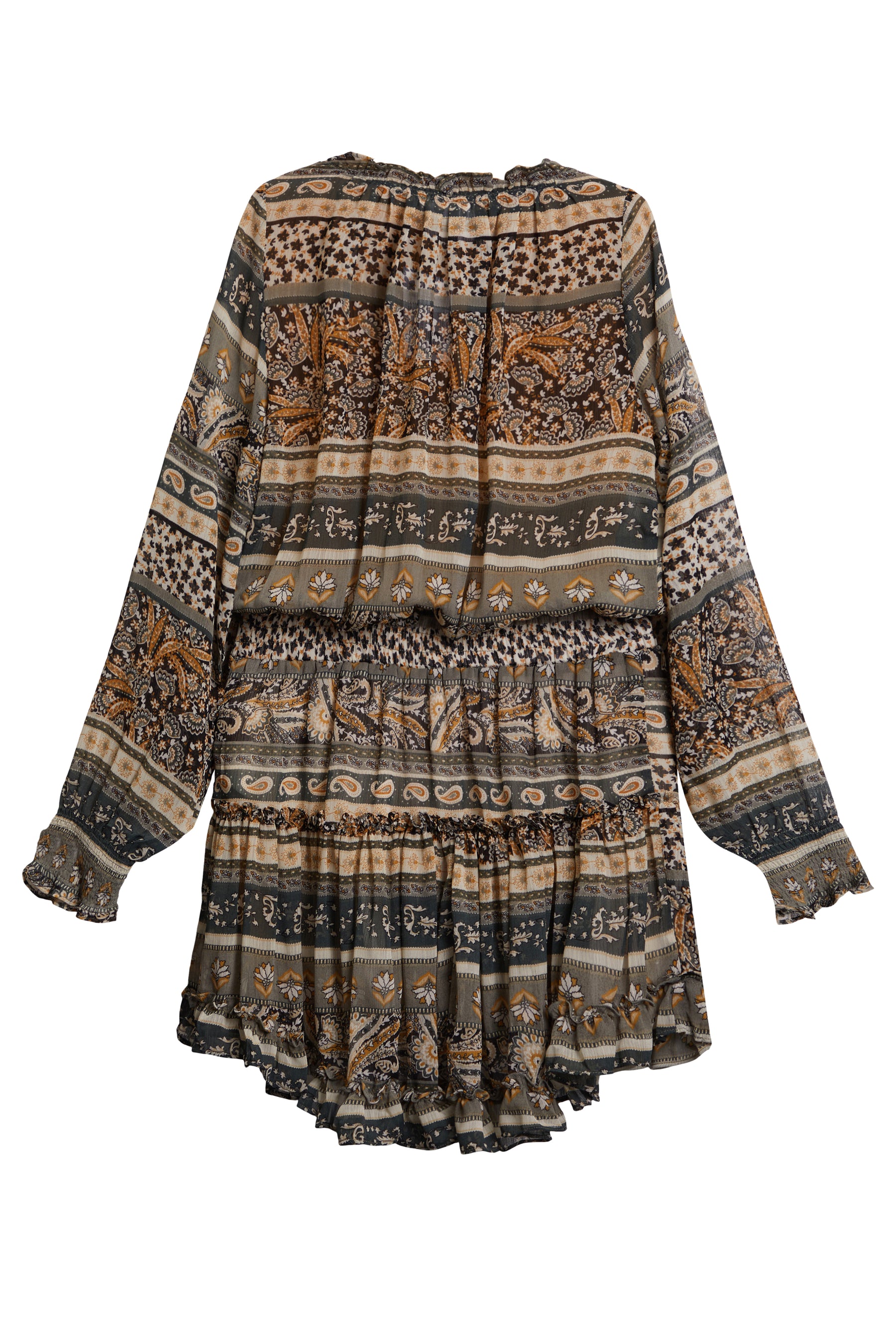 Paisley Smocked Waist dress
