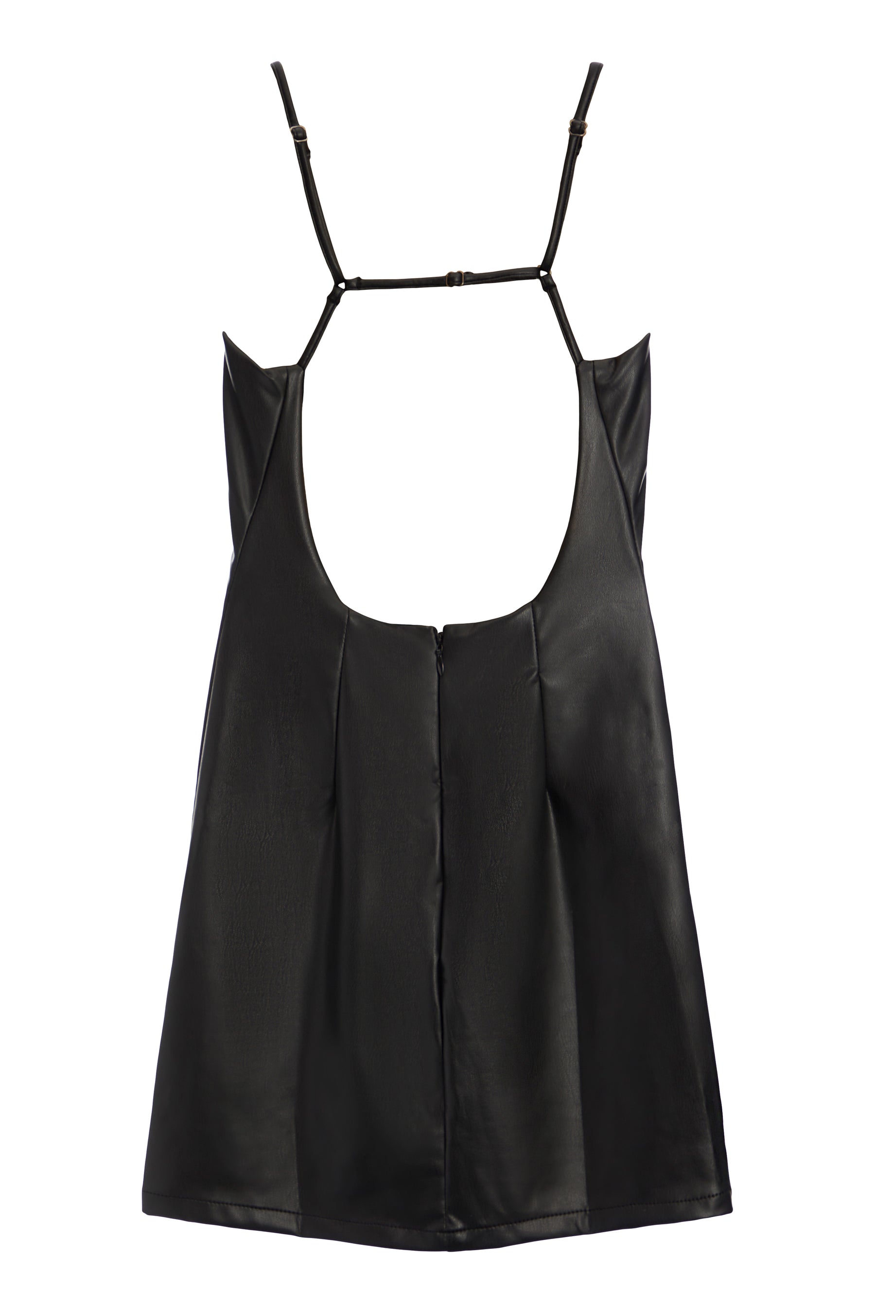 Vegan Sleeveless Mini Dress