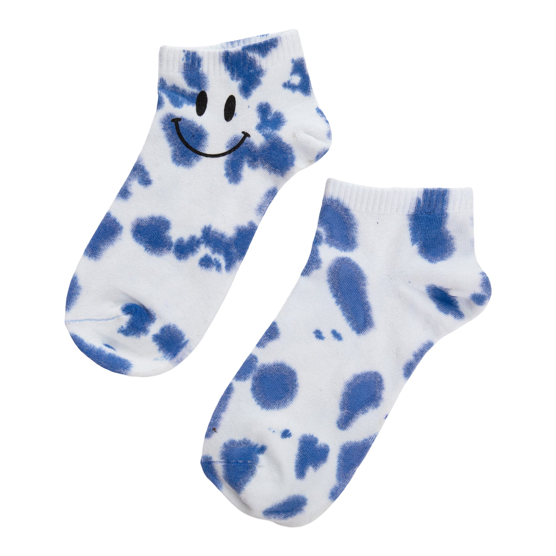Tie Dye Smiley Sock