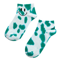 Tie Dye Smiley Sock