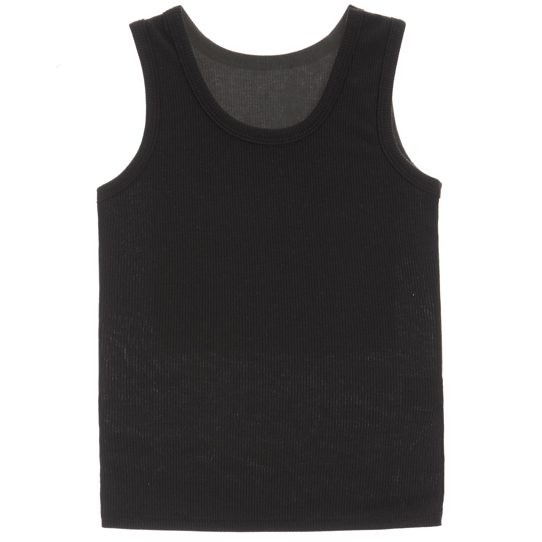 Solid Ribbed Tank Top