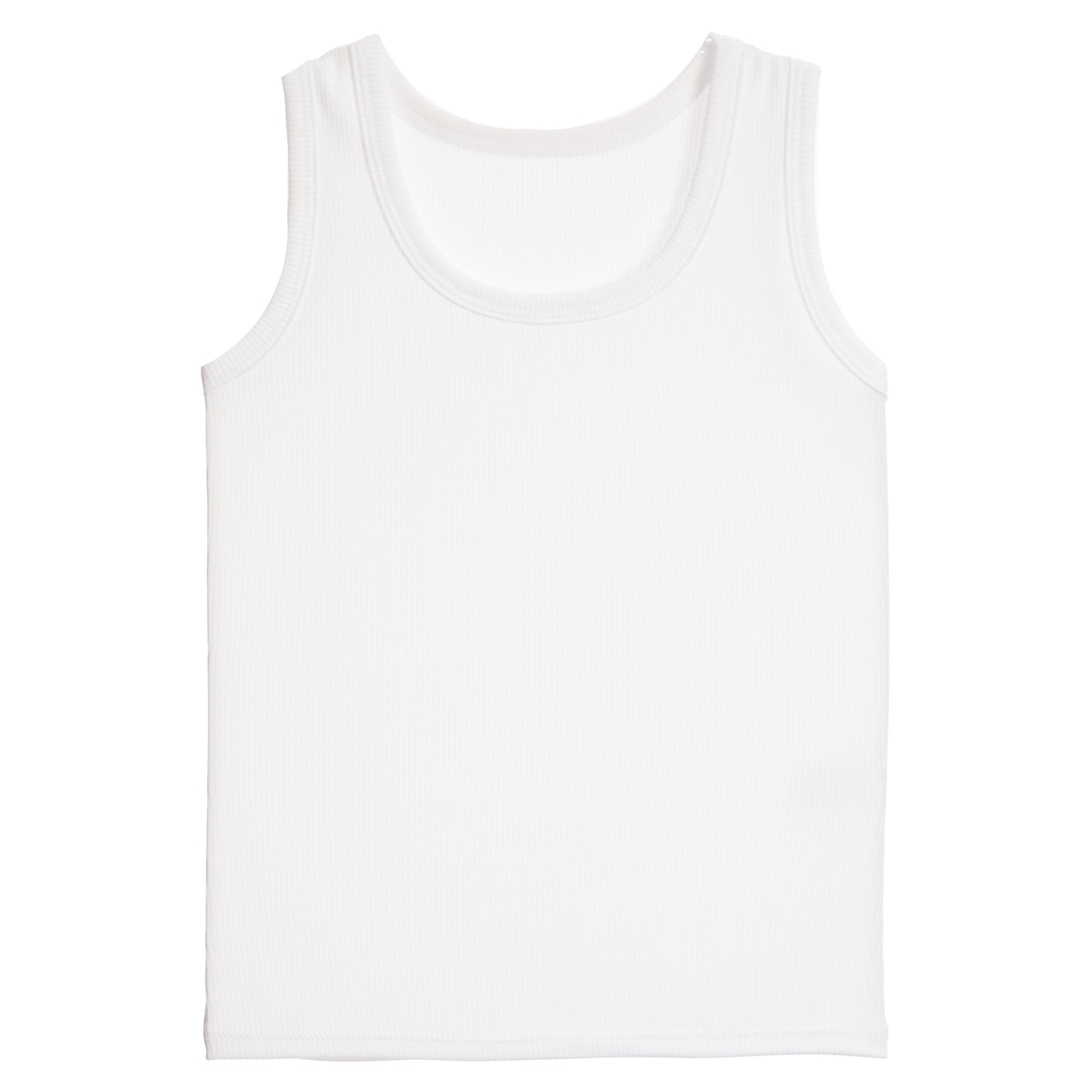 Solid Ribbed Tank Top