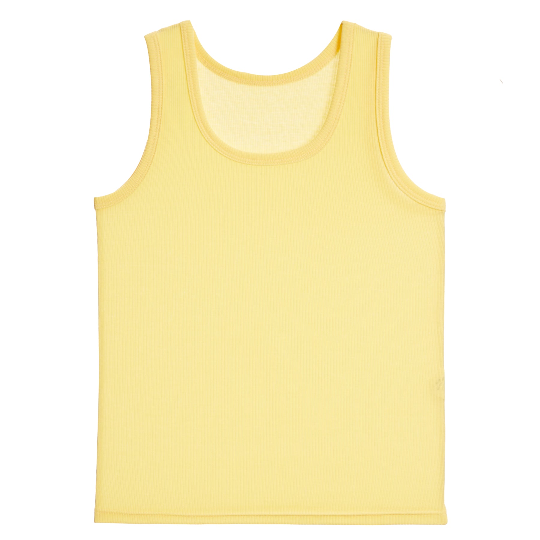 Solid Ribbed Tank Top