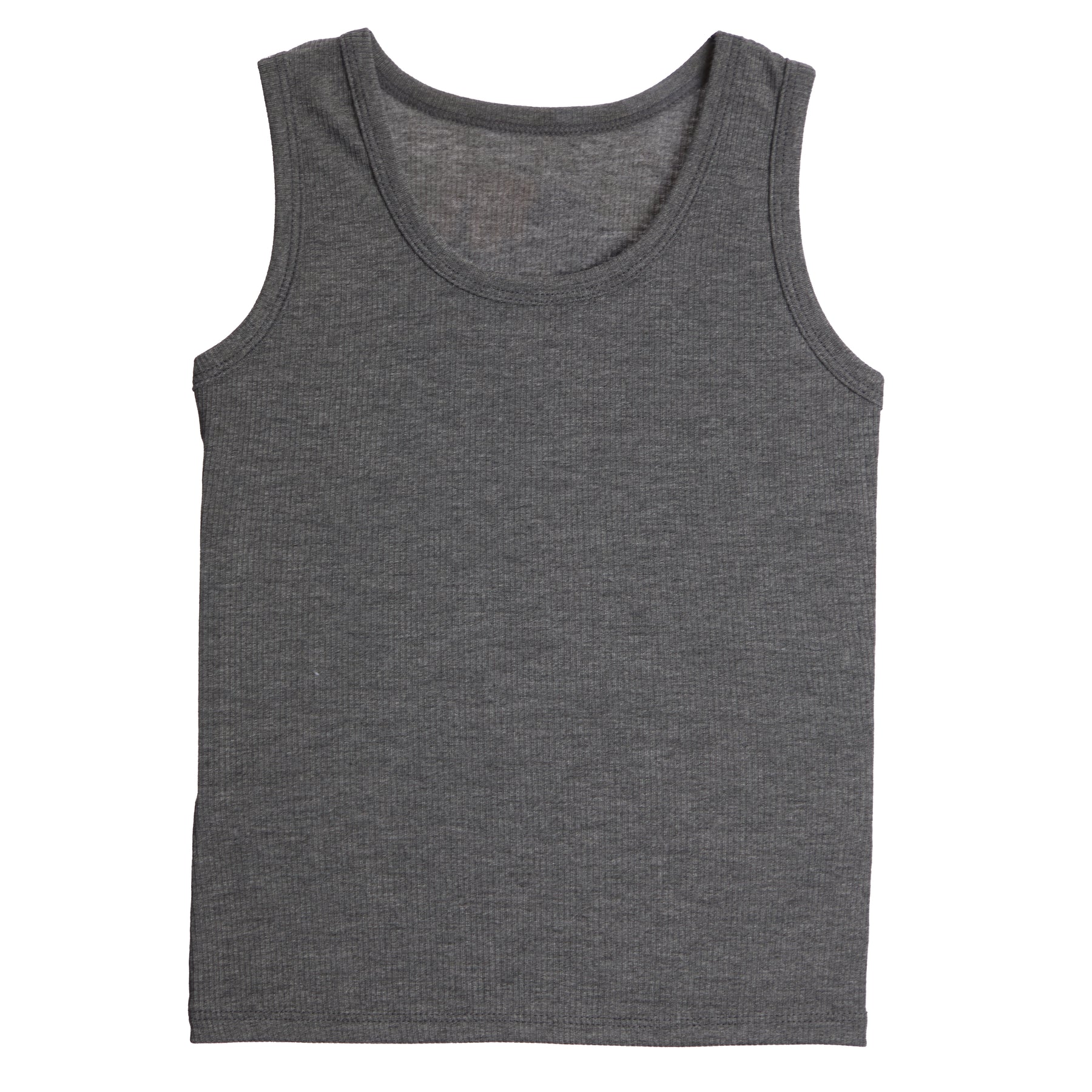 Solid Ribbed Tank Top