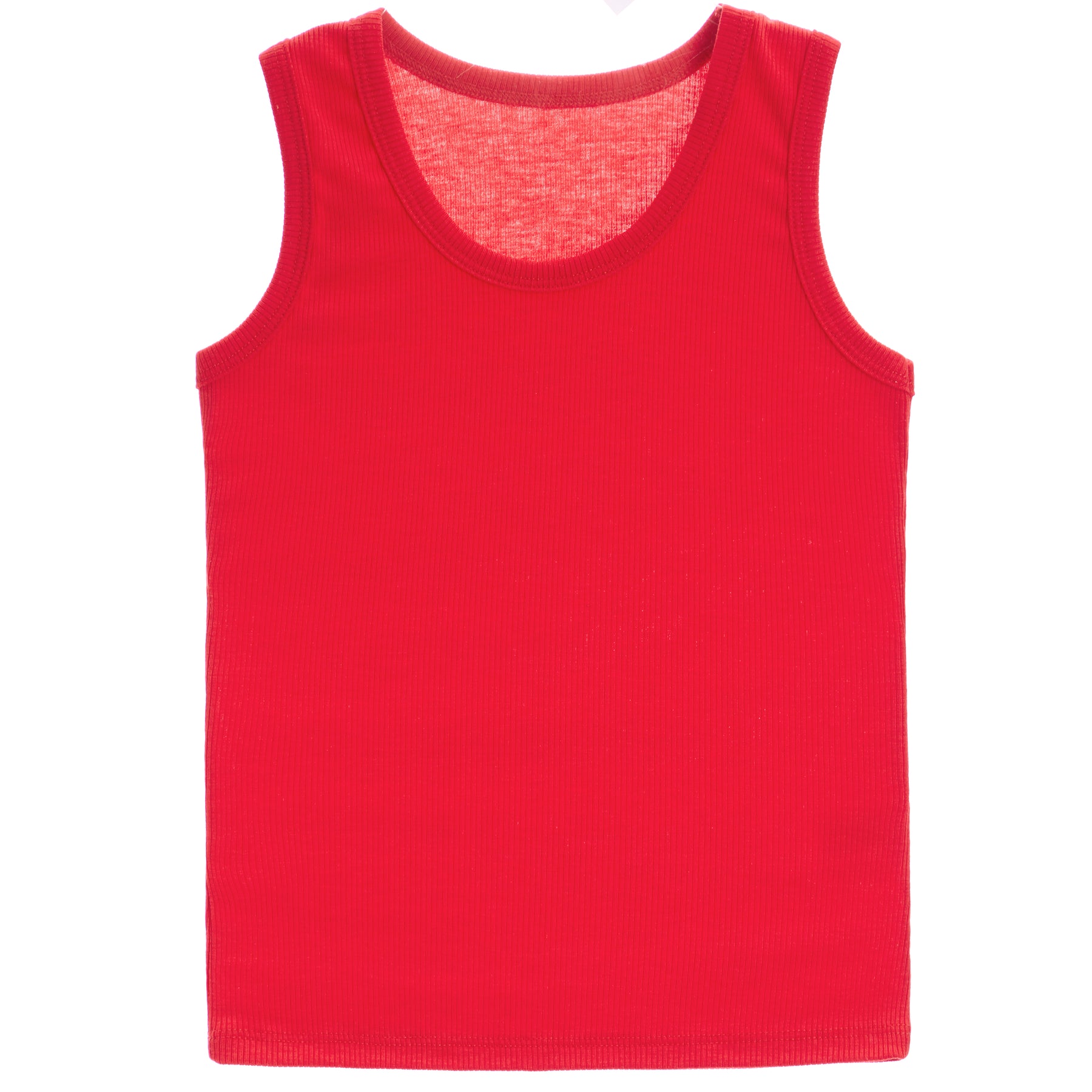 Solid Ribbed Tank Top