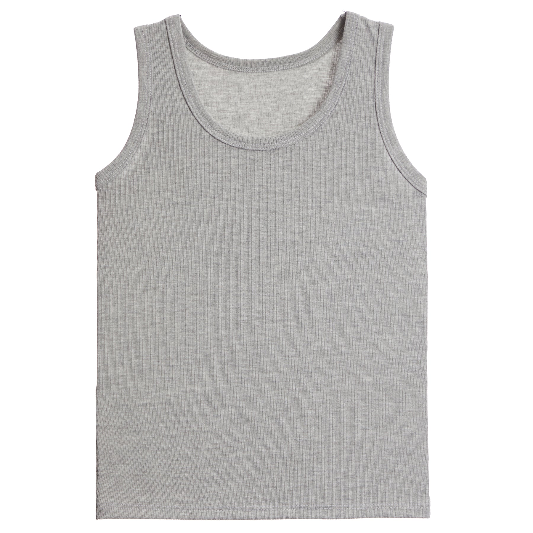 Solid Ribbed Tank Top