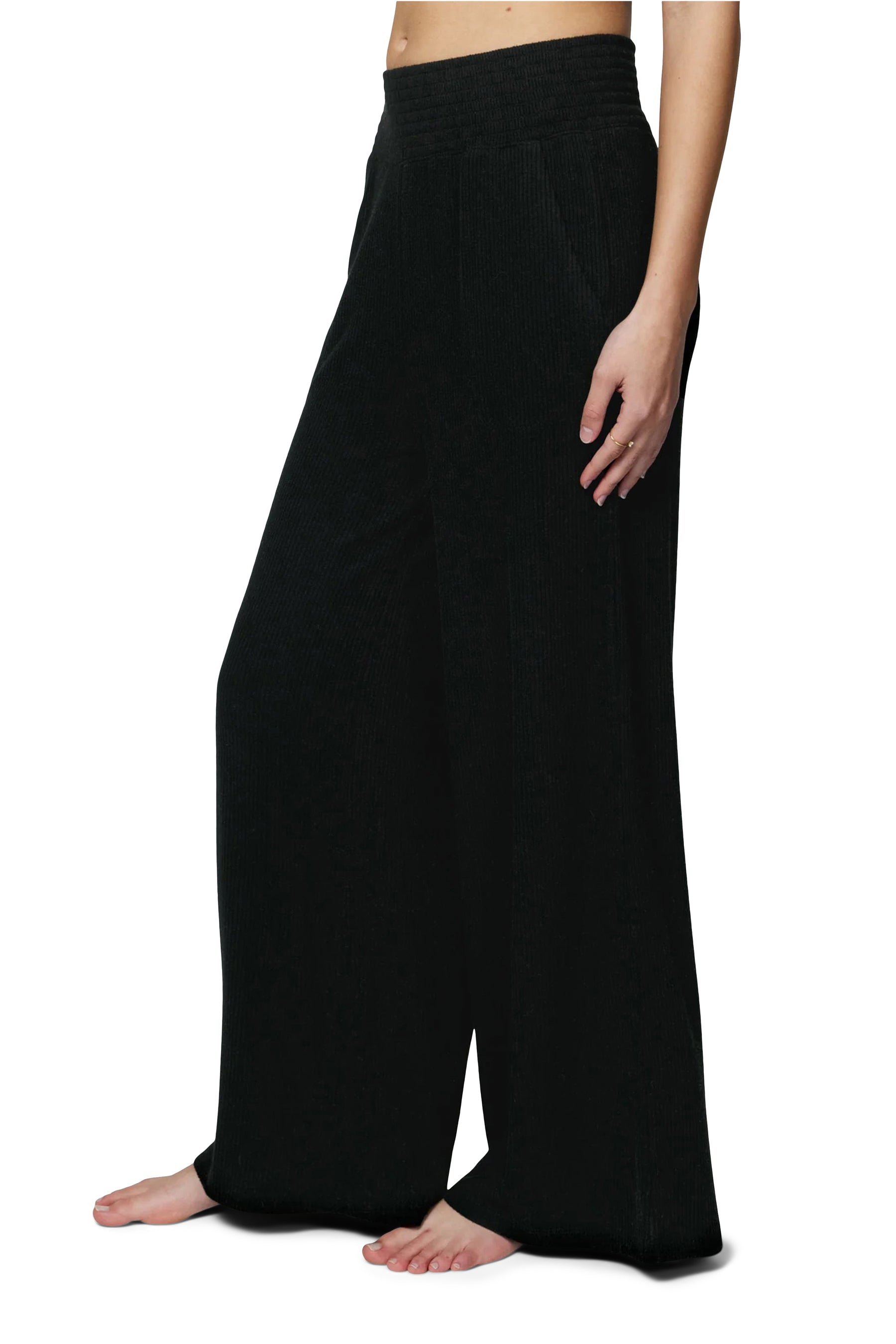 Ballet Rib Wide Leg Pant