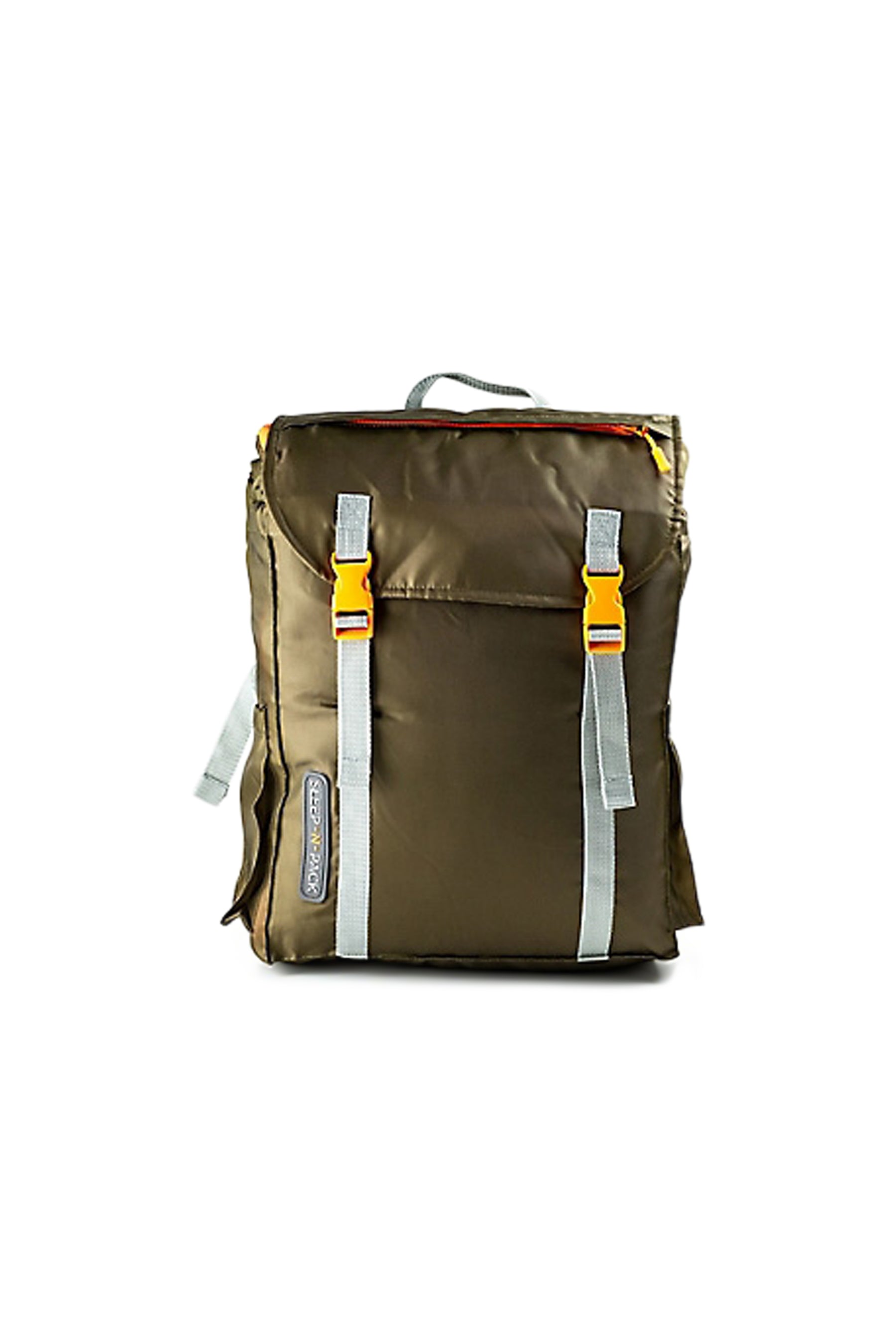 Sleeping Bag Backpack - Olive and Org