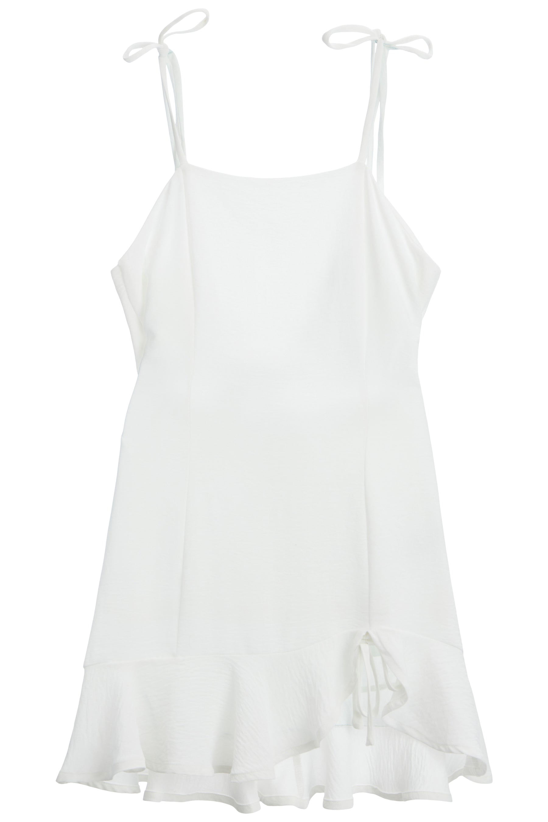 Paisley Tie Back Ruffle Dress