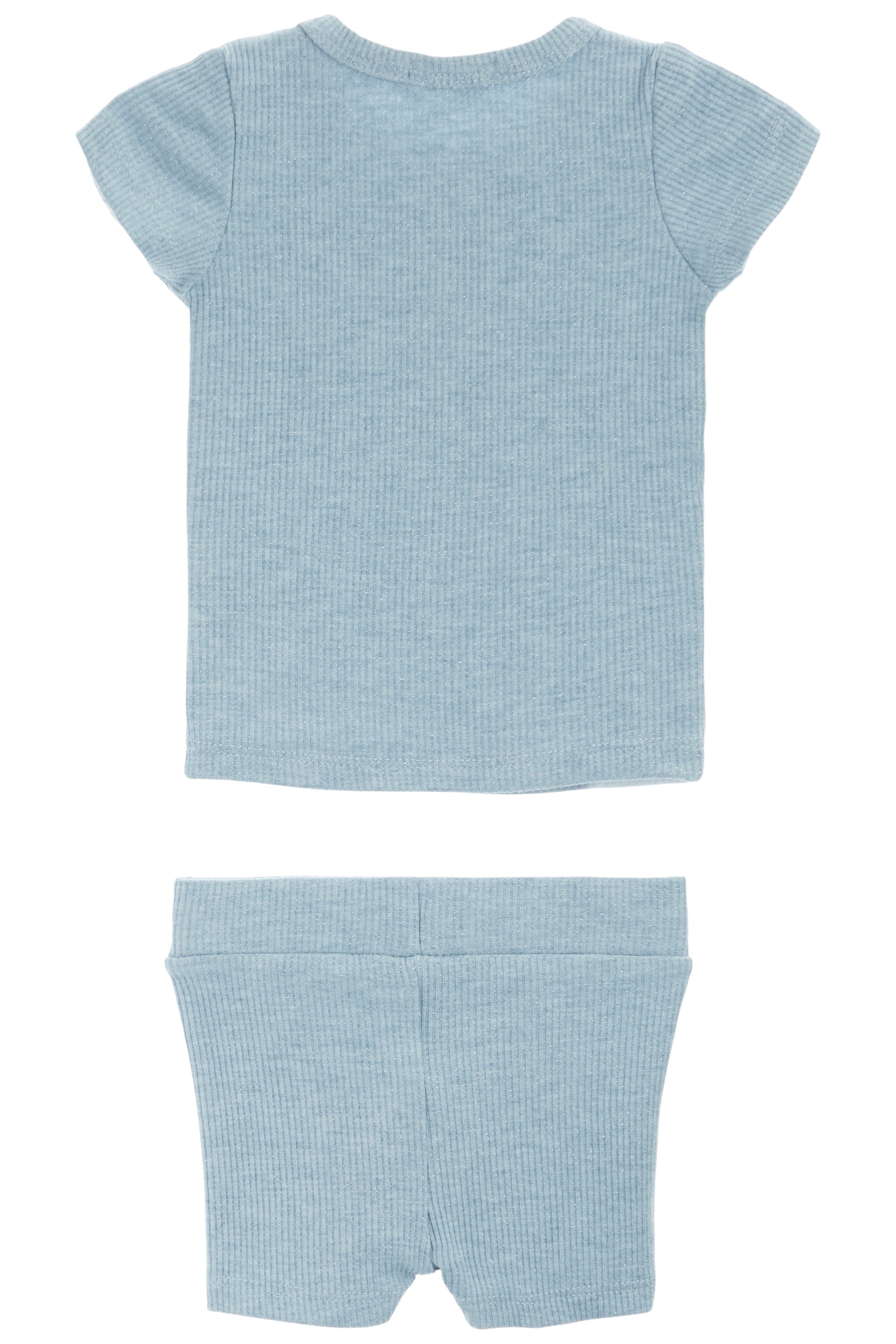 Soft Ribbed Short Set