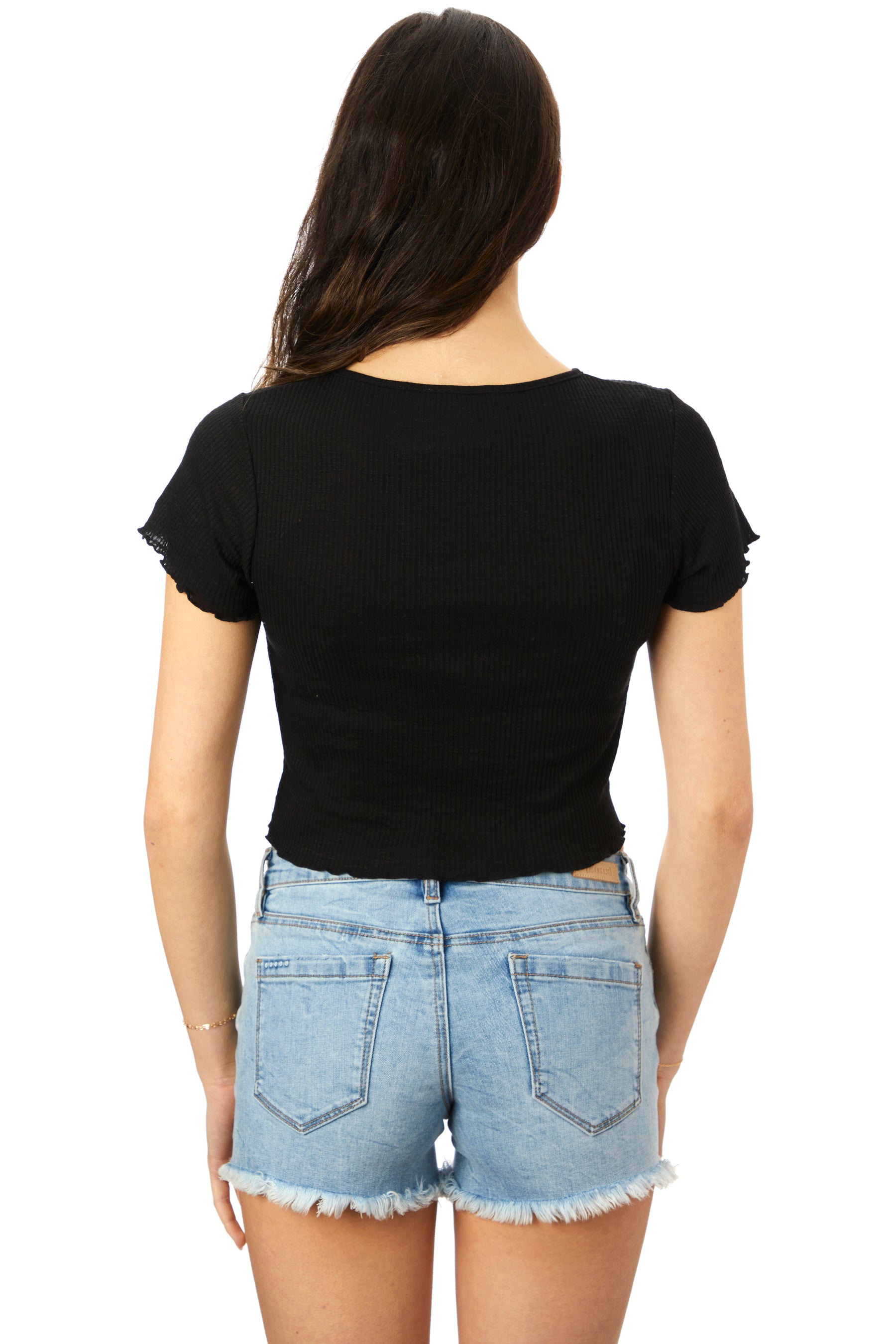 Ruched Short Sleeve Tee