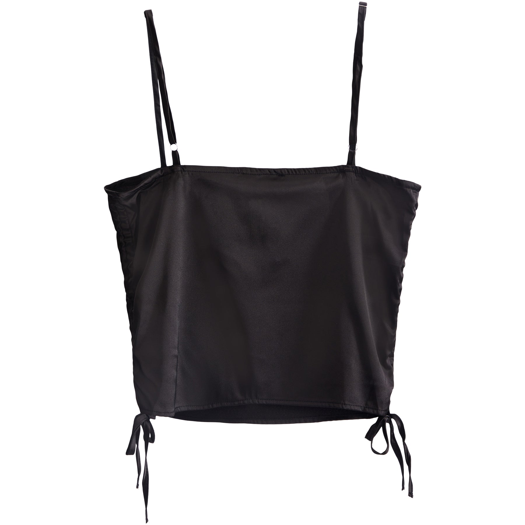 Satin Drawstring Top