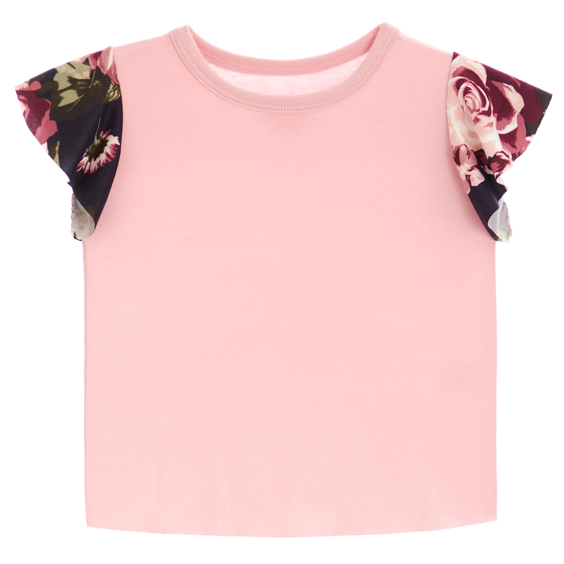 Short Sleeve Ruffle Tee