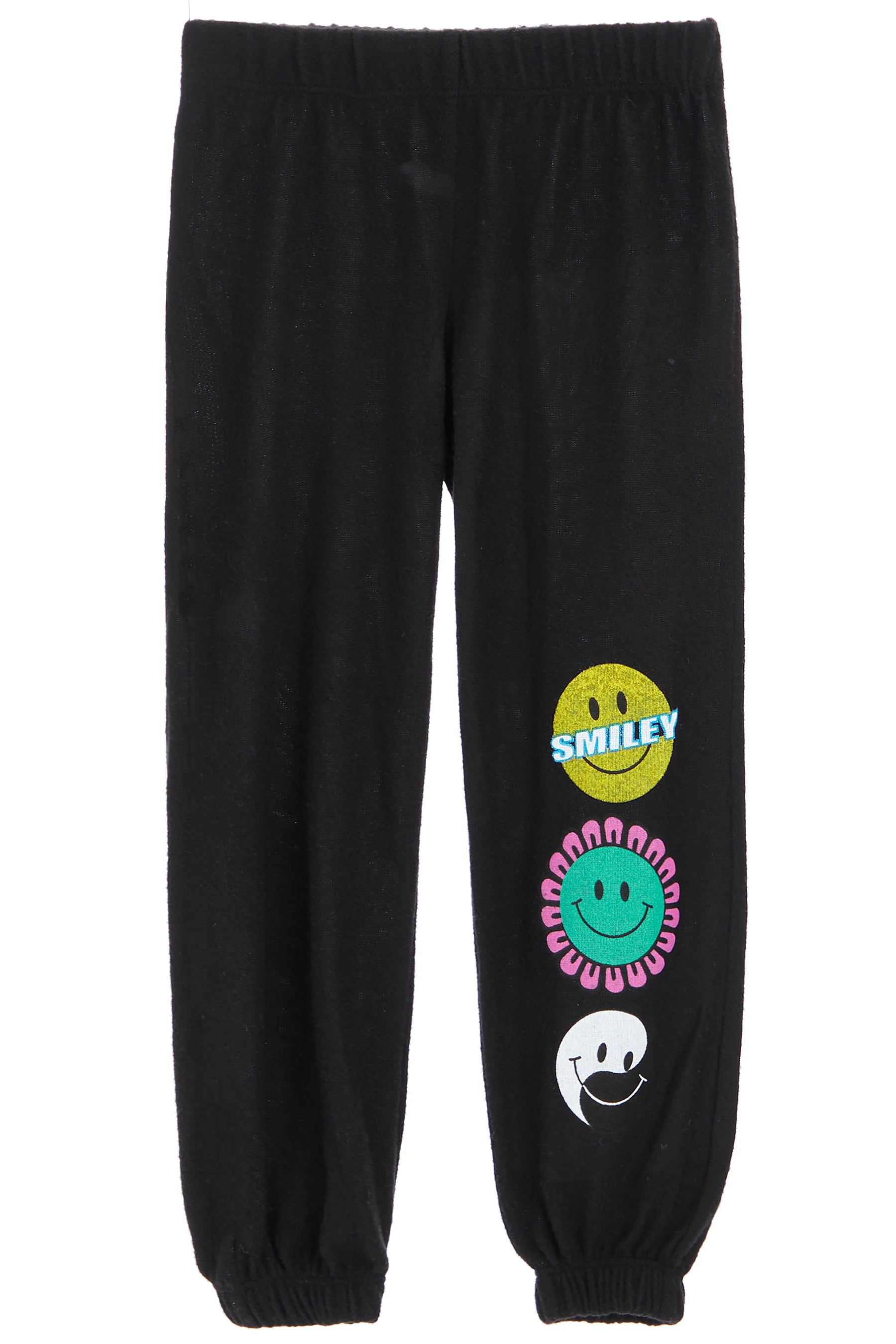 Hacci Sweatpants- 3 Happy Faces