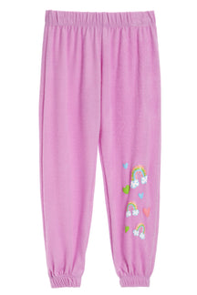 French Terry Jogger with Rainbows