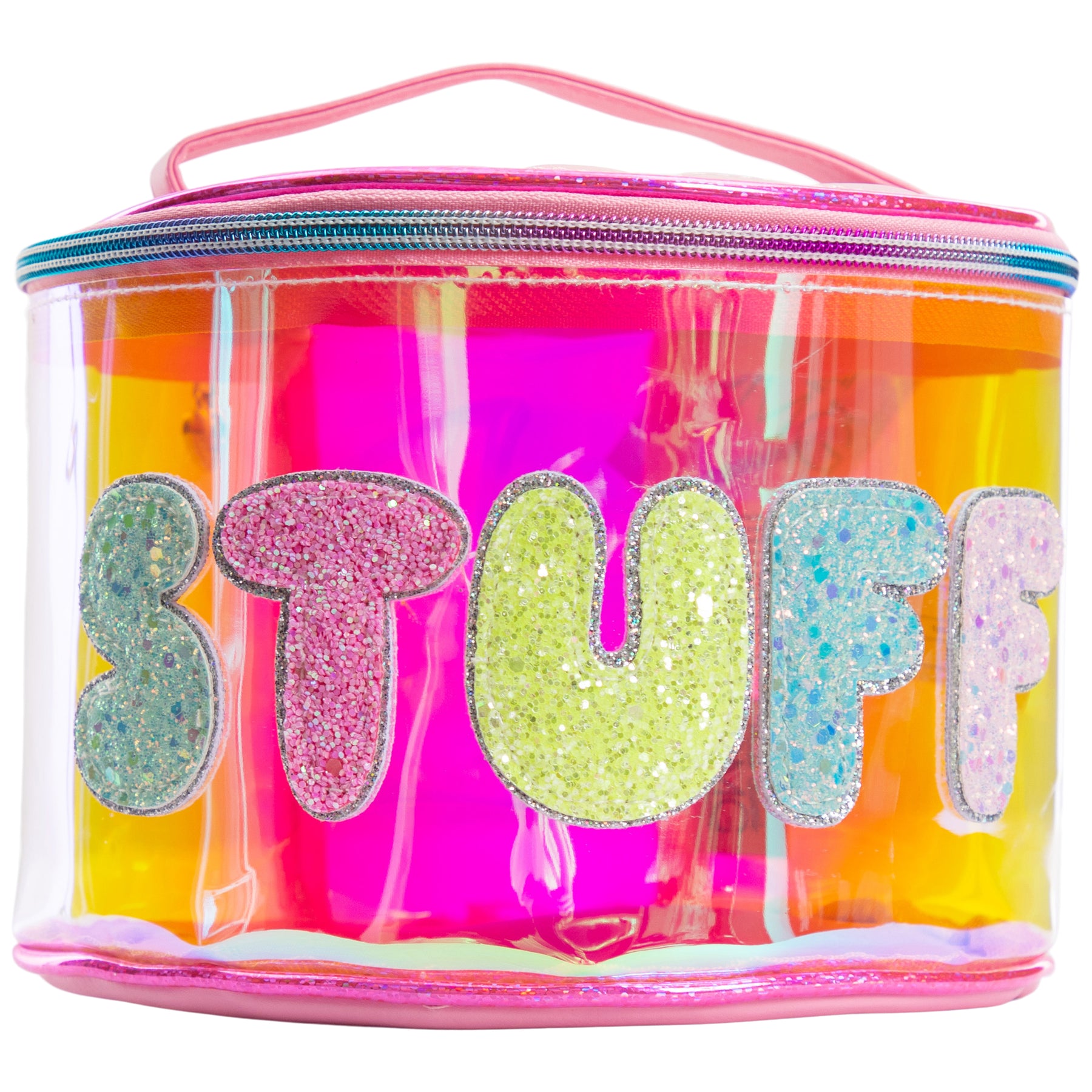 STUFF Clear Round Train Case