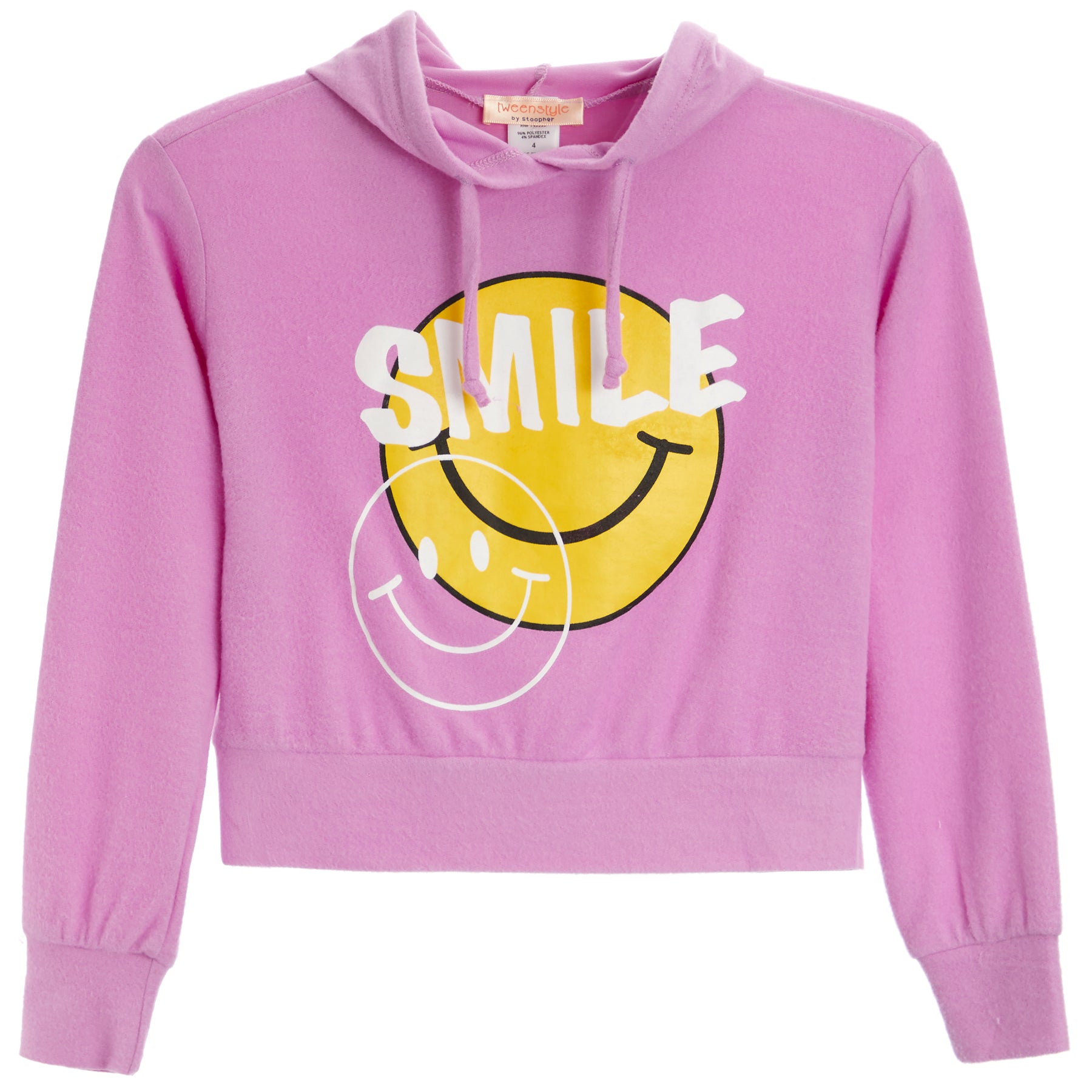 Brushed Hoodie- Smile on Smiley