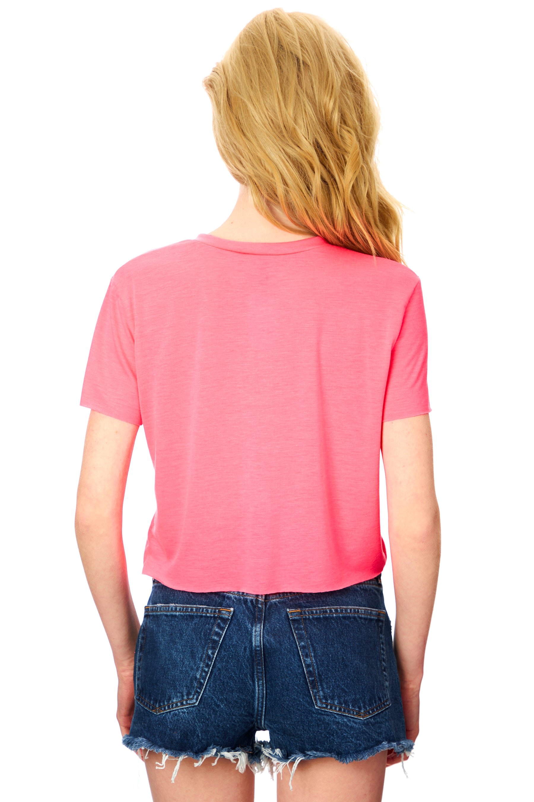 Notch Neck Short Sleeve Tee