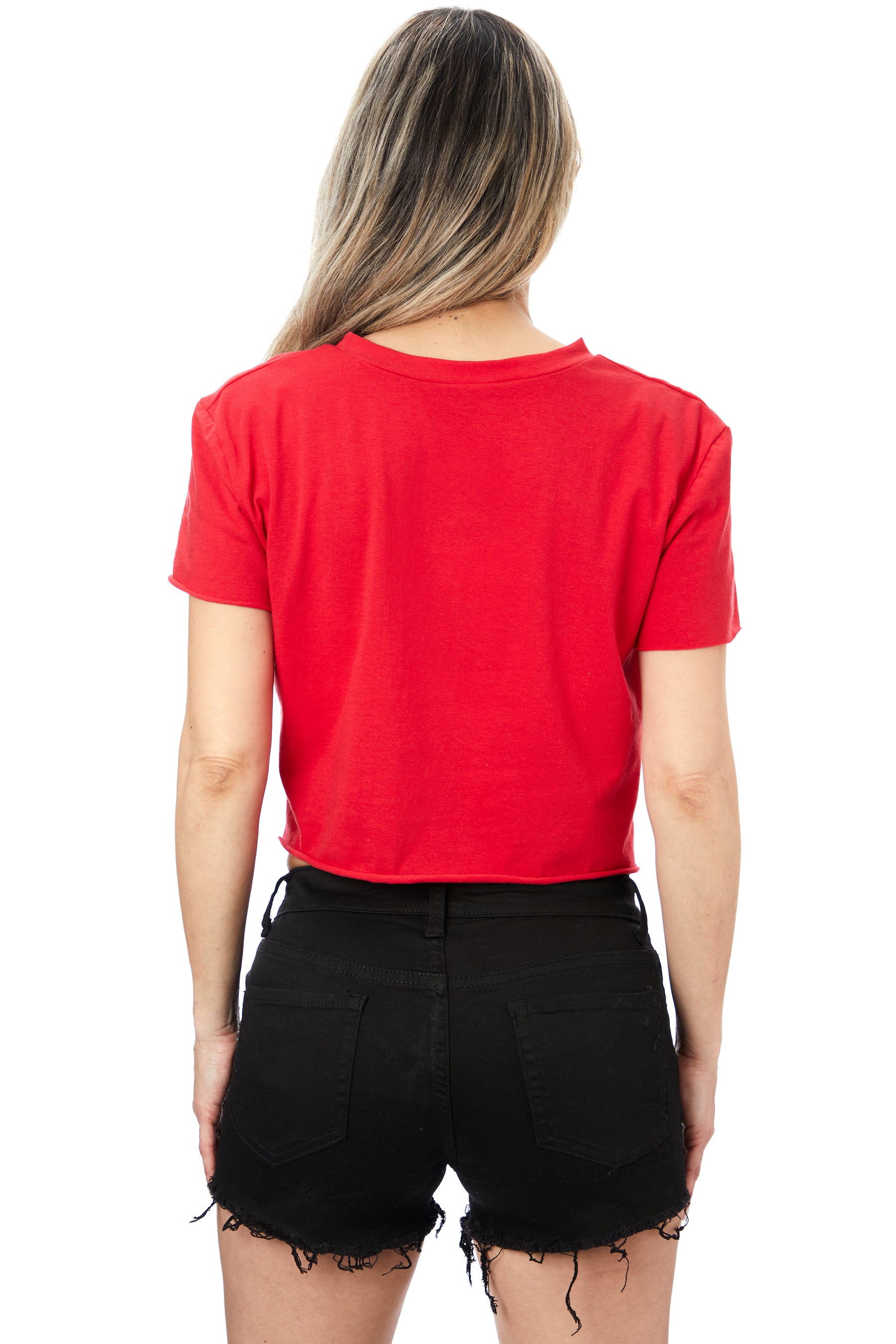 Notch Neck Short Sleeve Tee