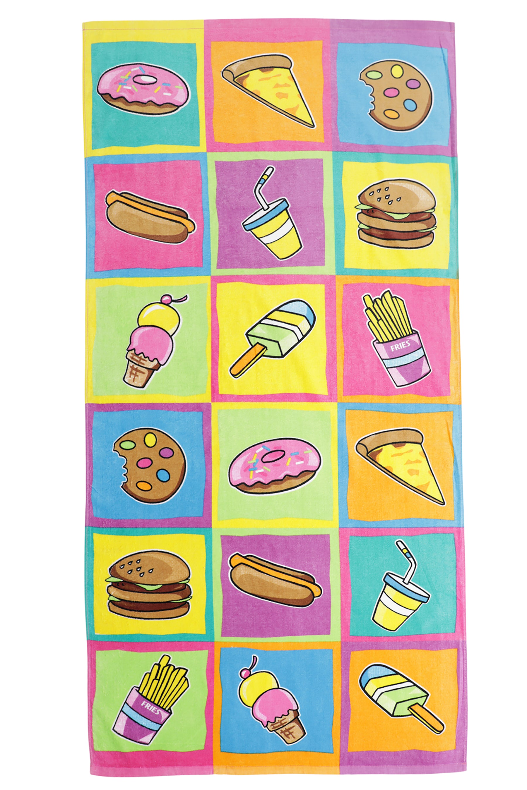 Junk Food Towel