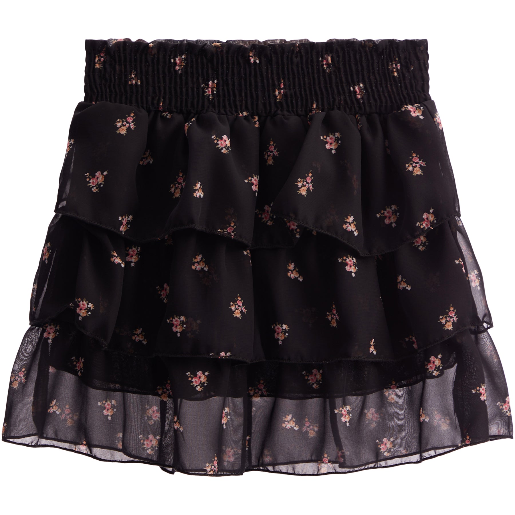 Floral Ruffle Skirt