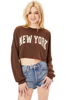 New York Crop Tee