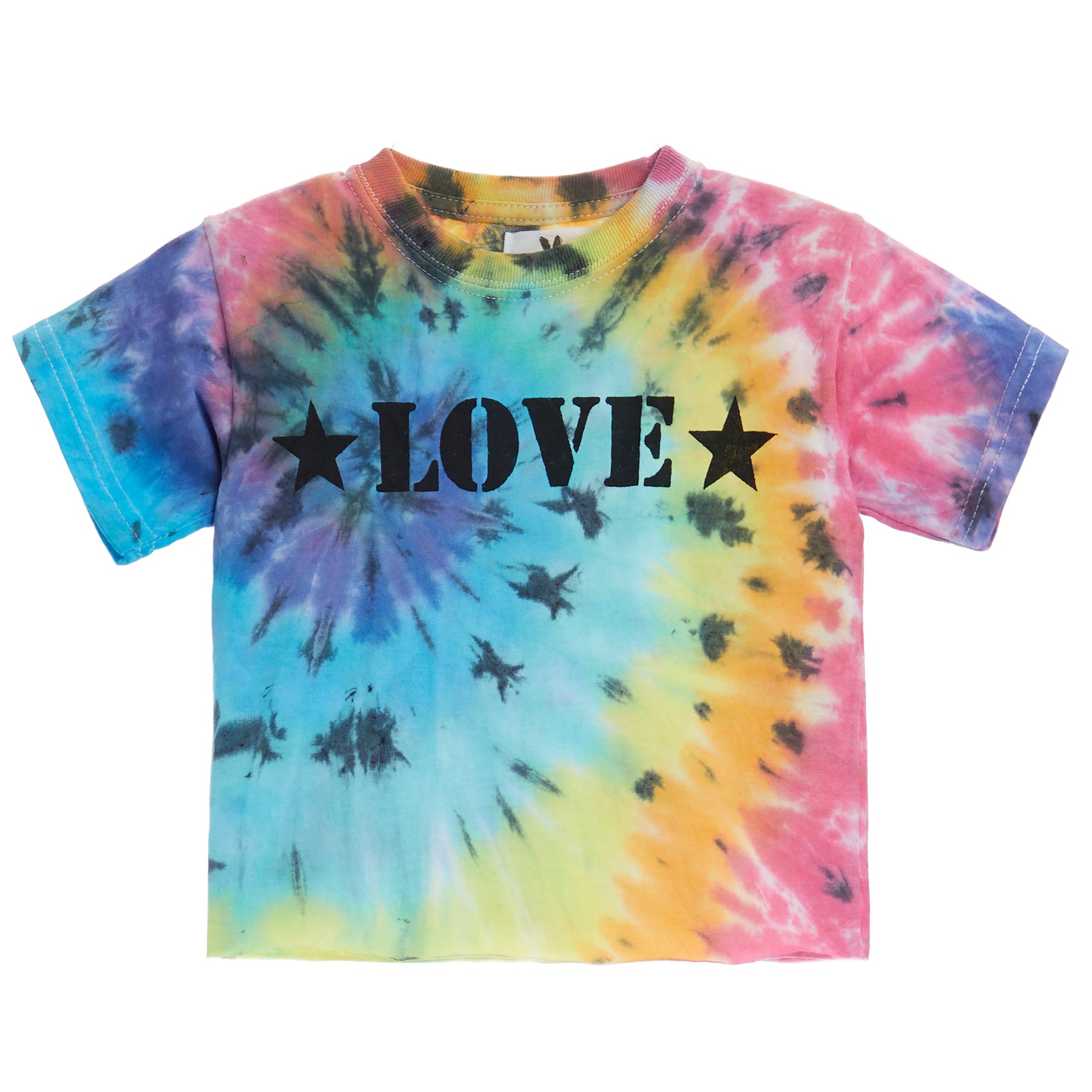 Tie Dye Crop Top- Love
