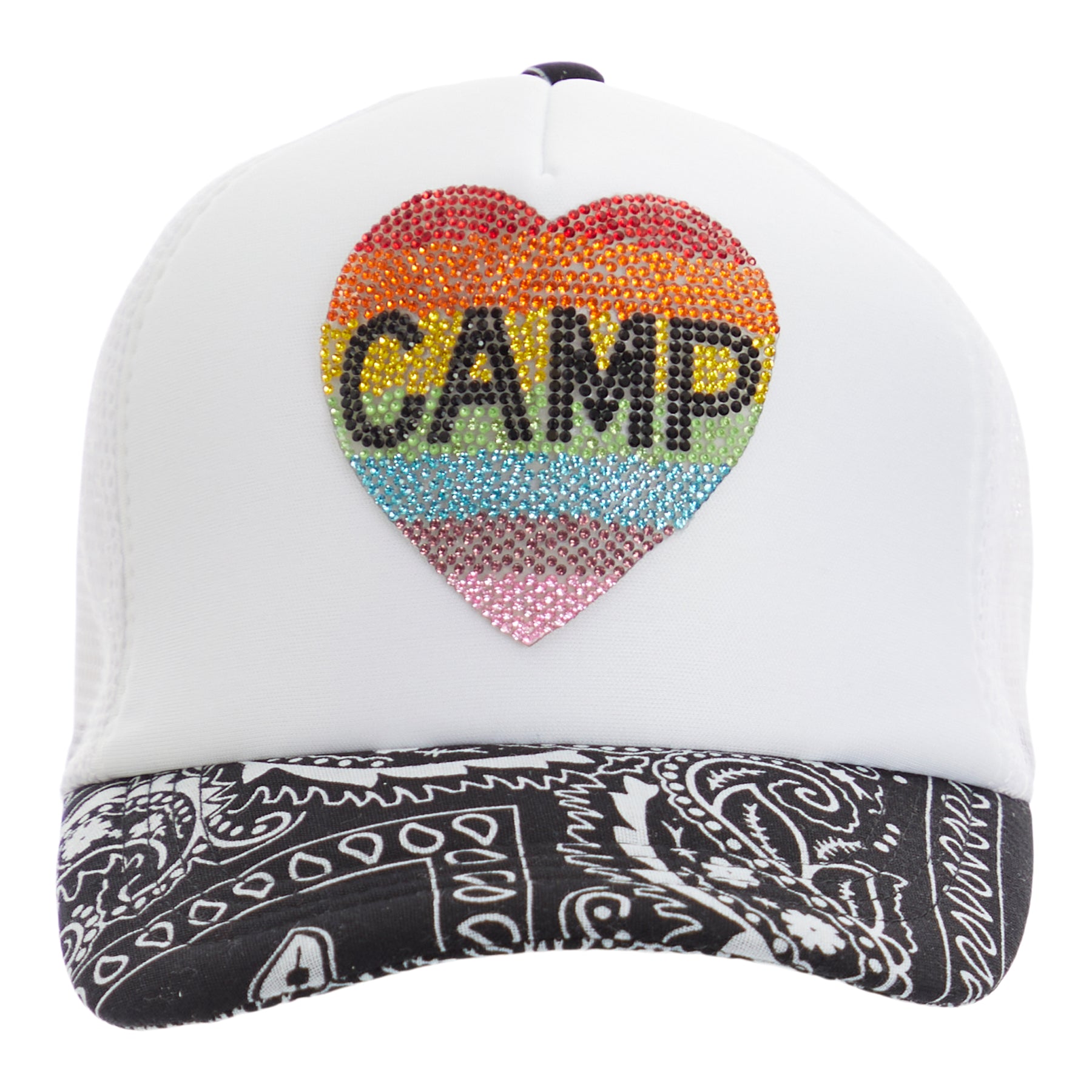 Love Camp Bandana Trucker Hat